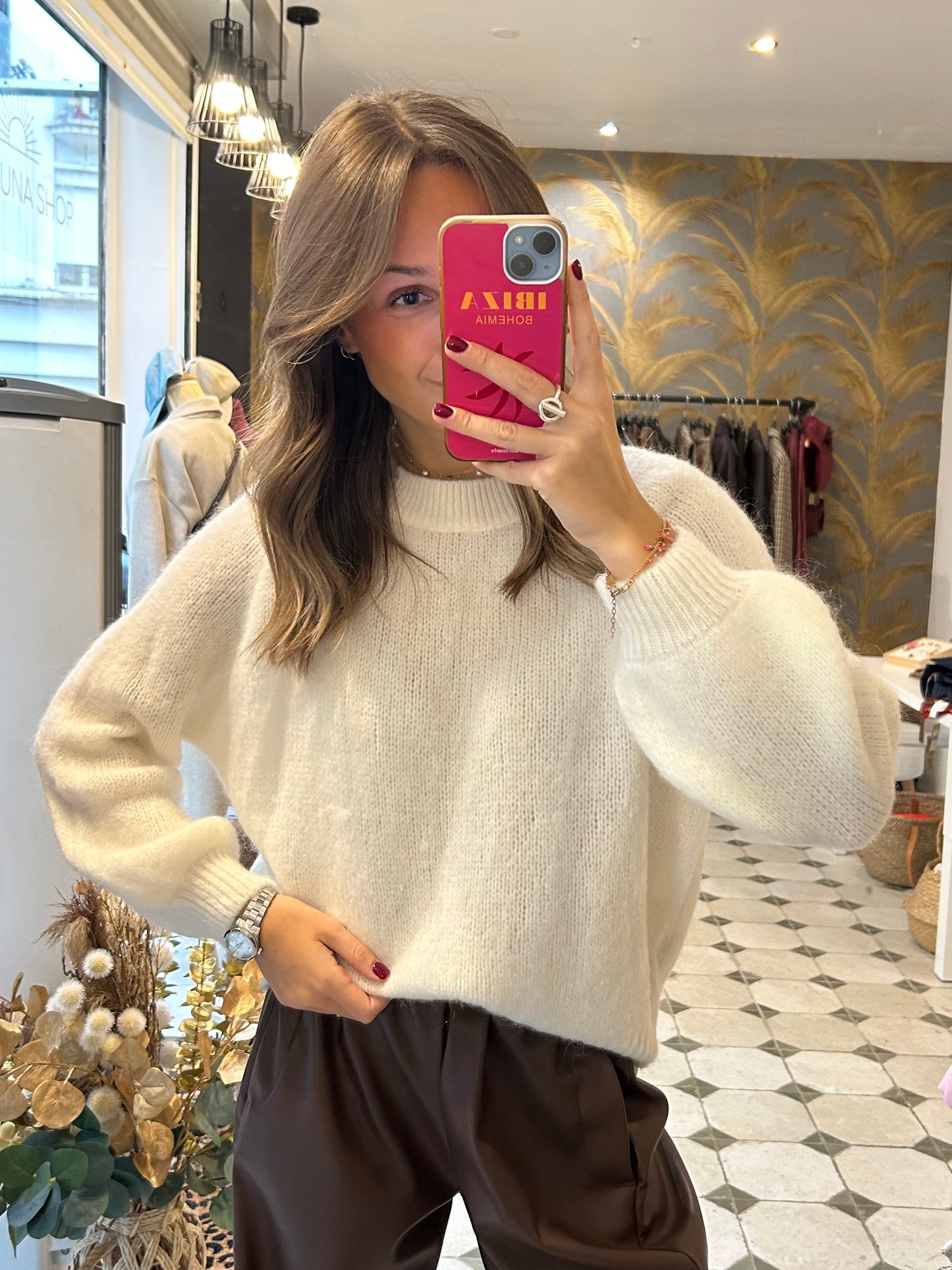 Pull Alma blanc