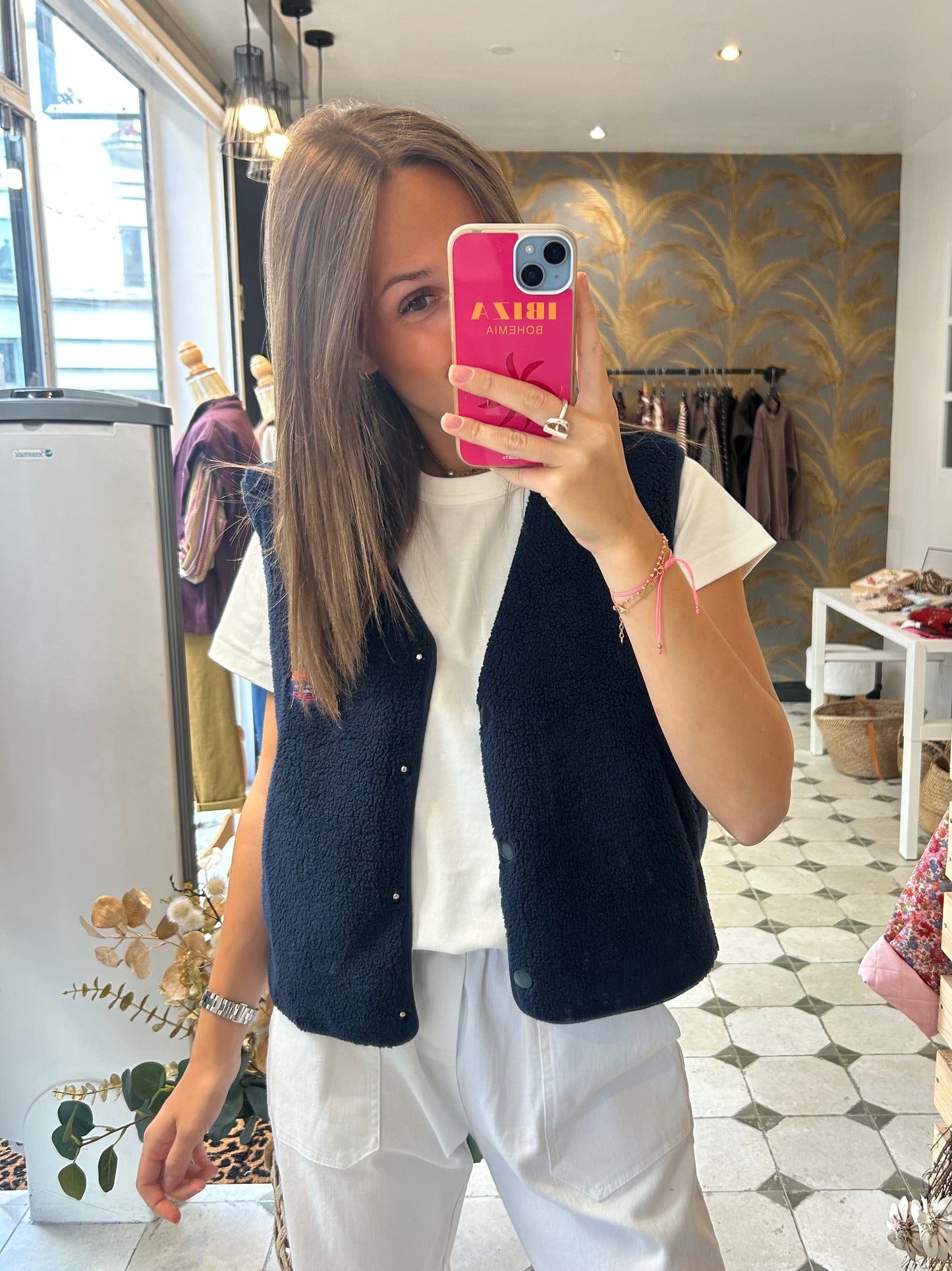 Gilet Maël bleu marine