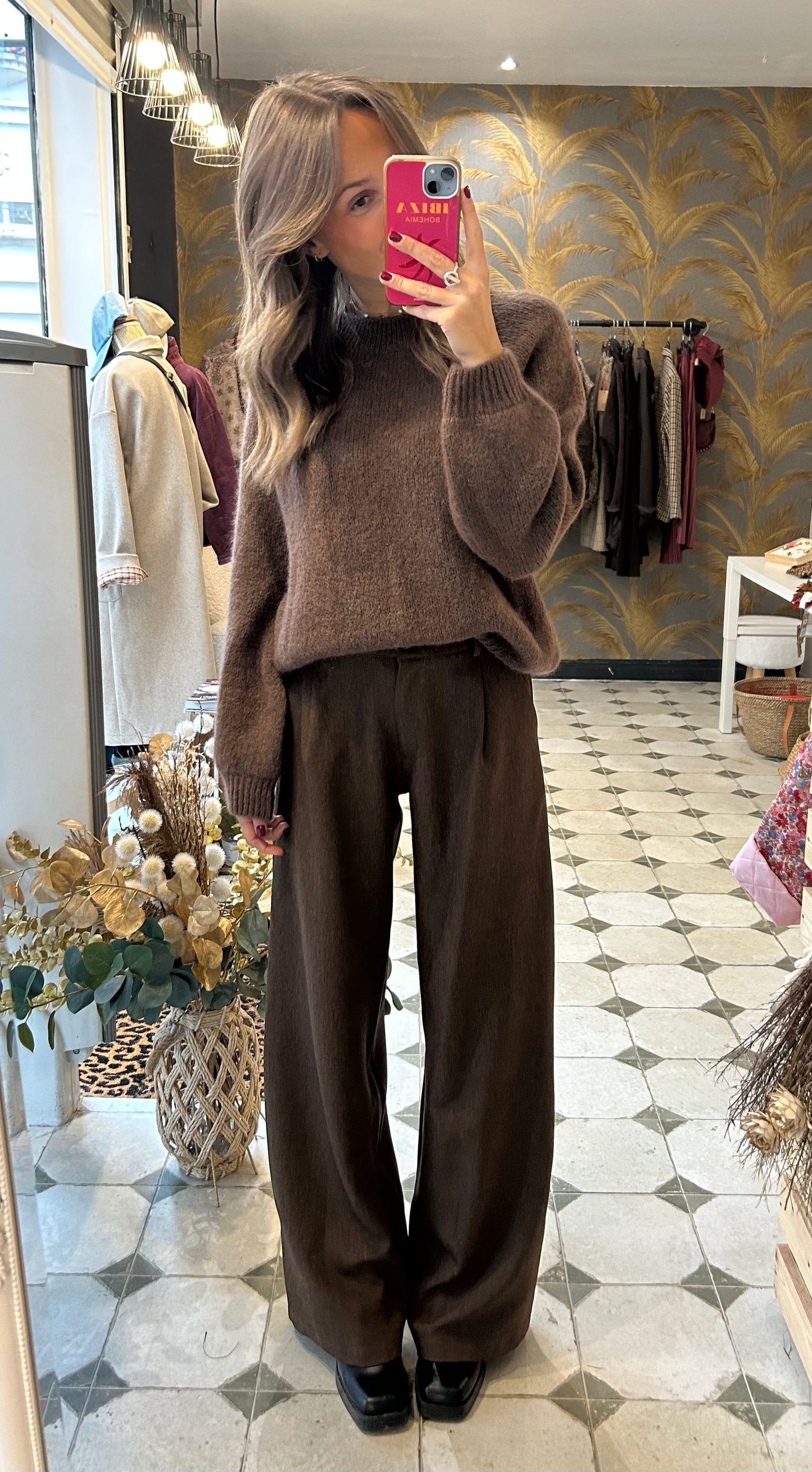 Pull Alma chocolat