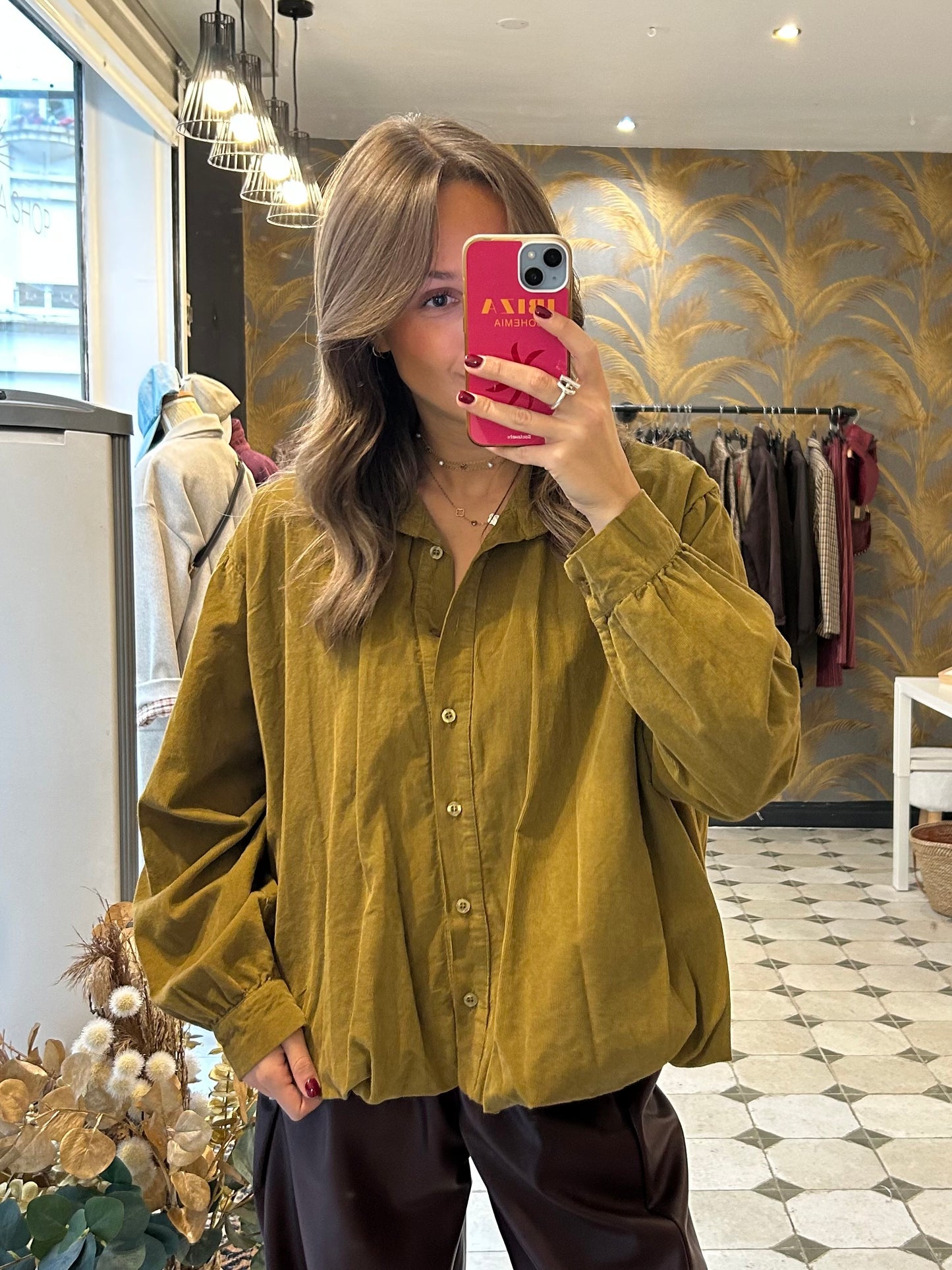 Chemise Irina moutarde - Johanna Paris