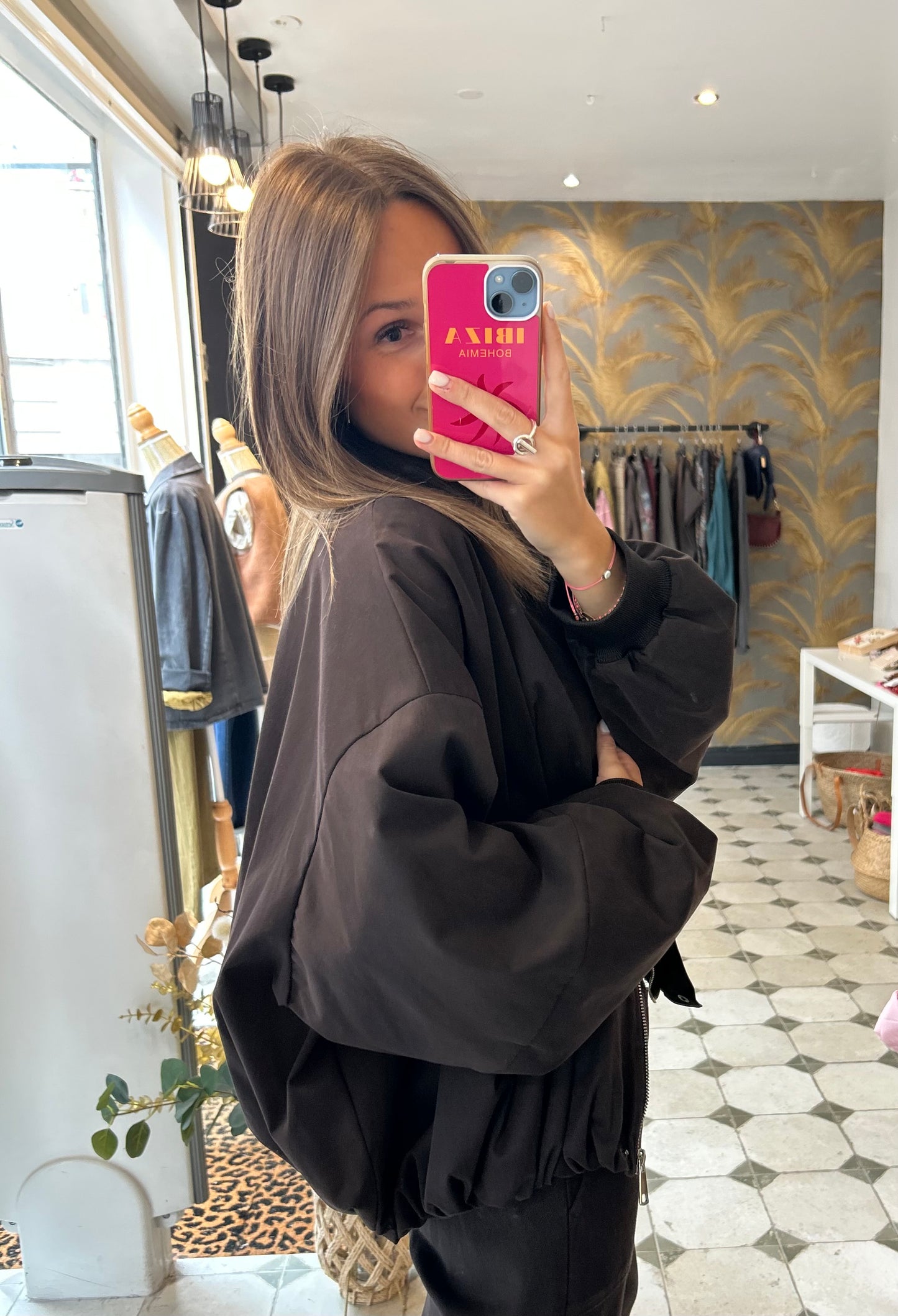Veste Claudia chocolat - Johanna Paris