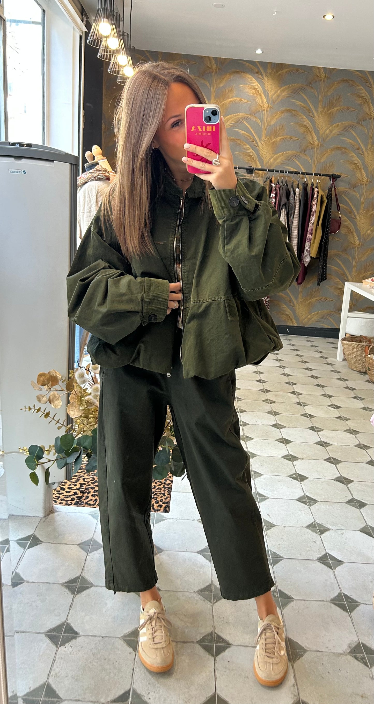 Veste Jenna kaki - Johanna Paris