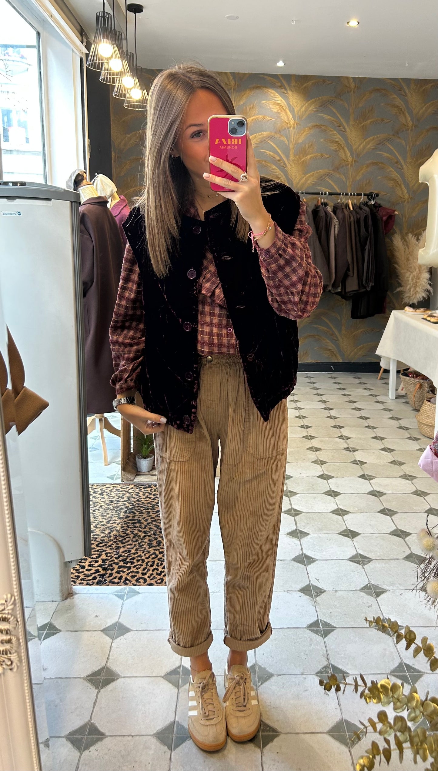 Gilet Alfie prune - Johanna Paris