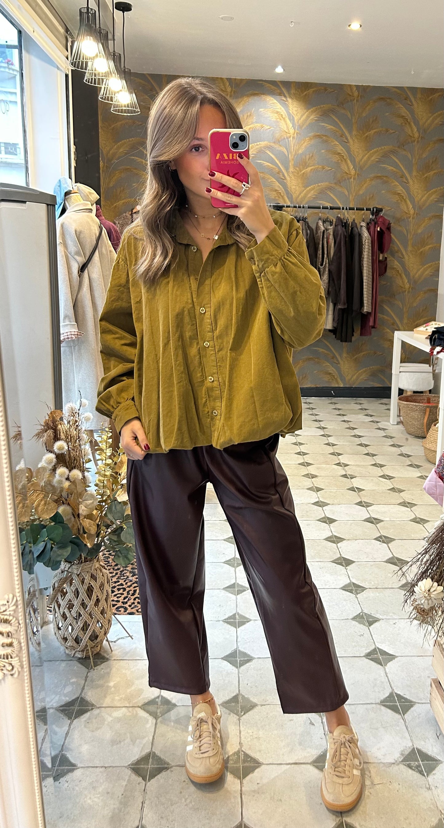 Chemise Irina moutarde - Johanna Paris