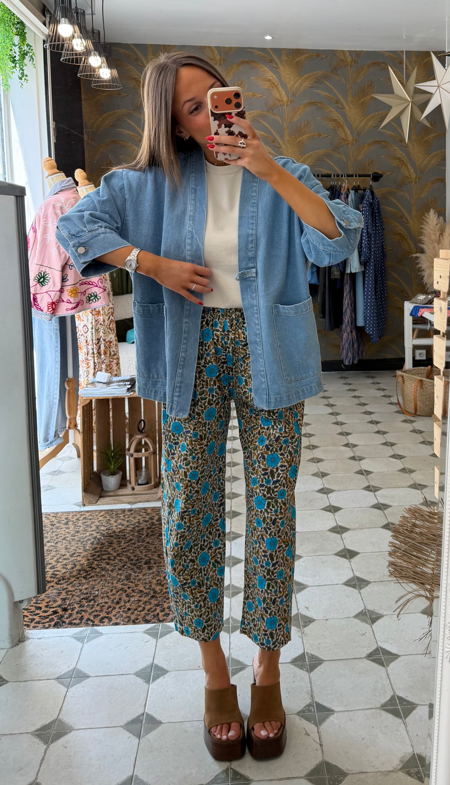 Kimono en jean - Johanna Paris