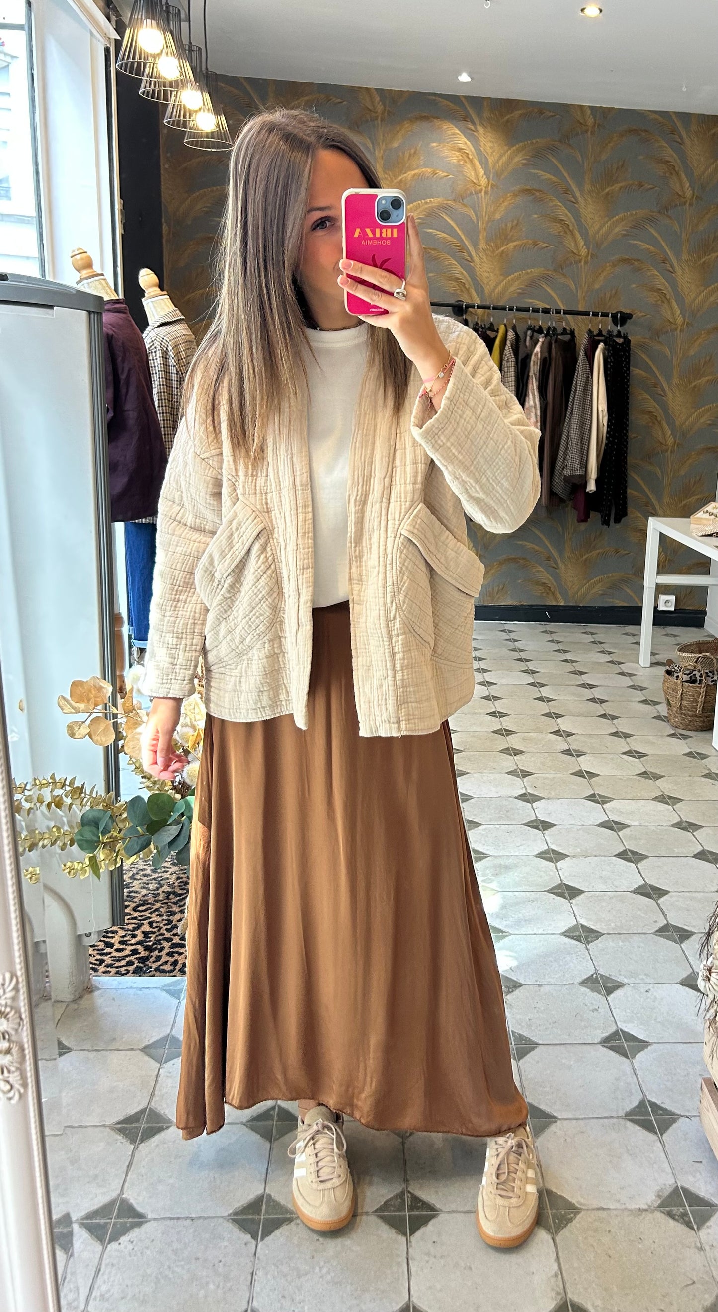 Jupe Montaine Ocre - Johanna Paris