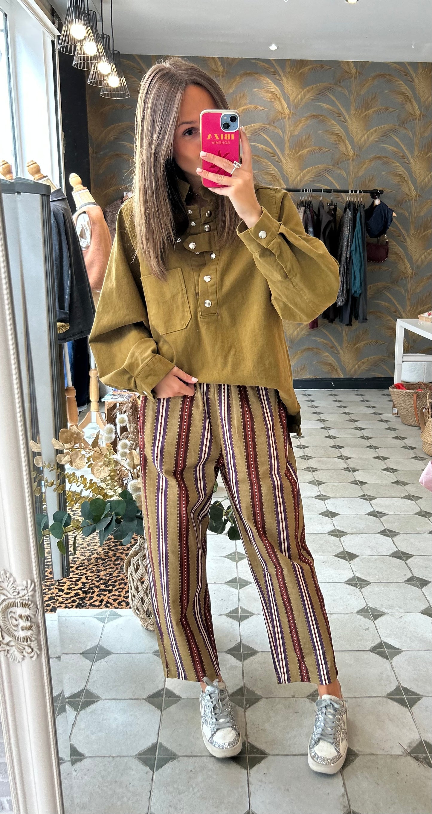 Pantalon Magique en toile Esther - Johanna Paris