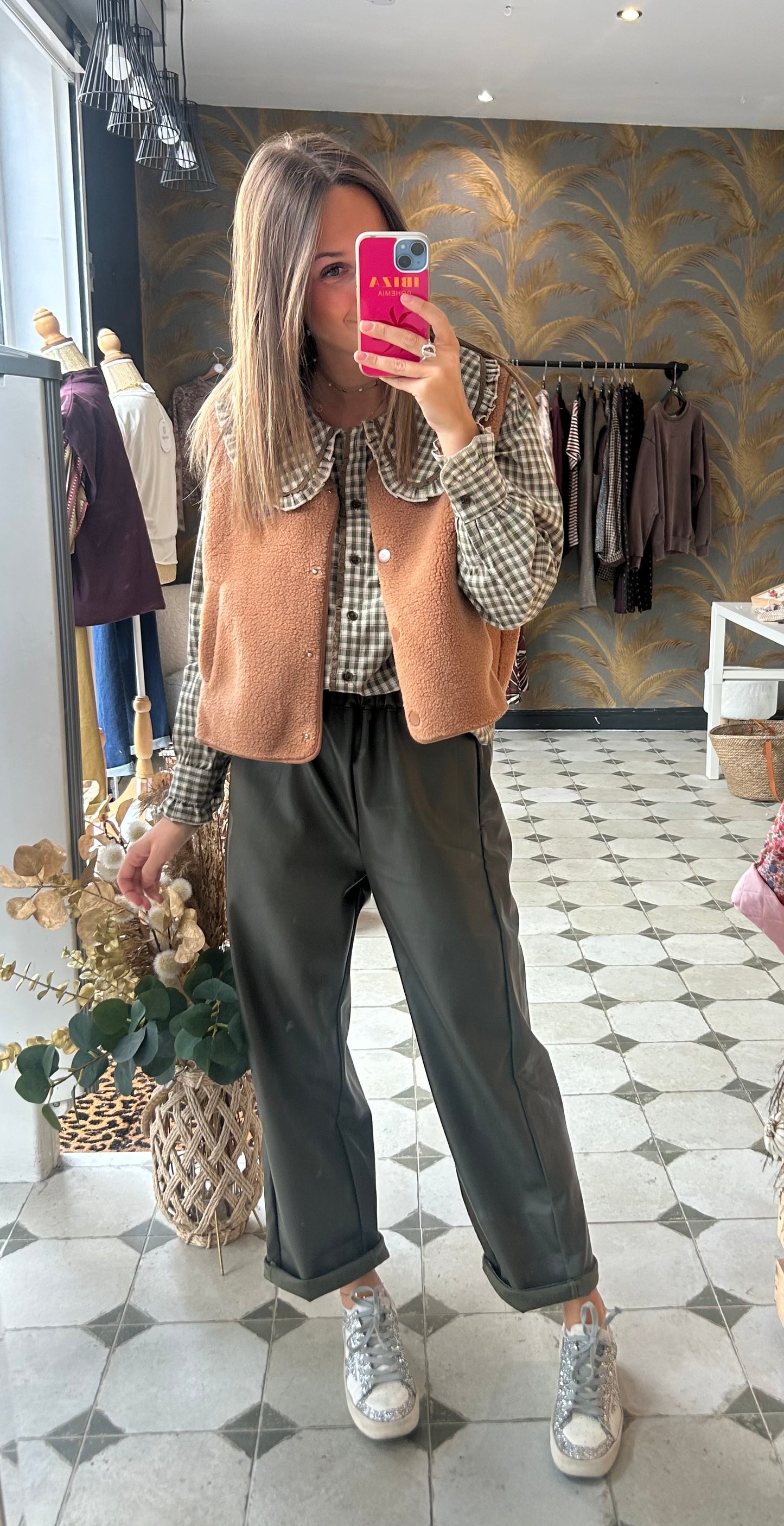 Gilet Maël camel