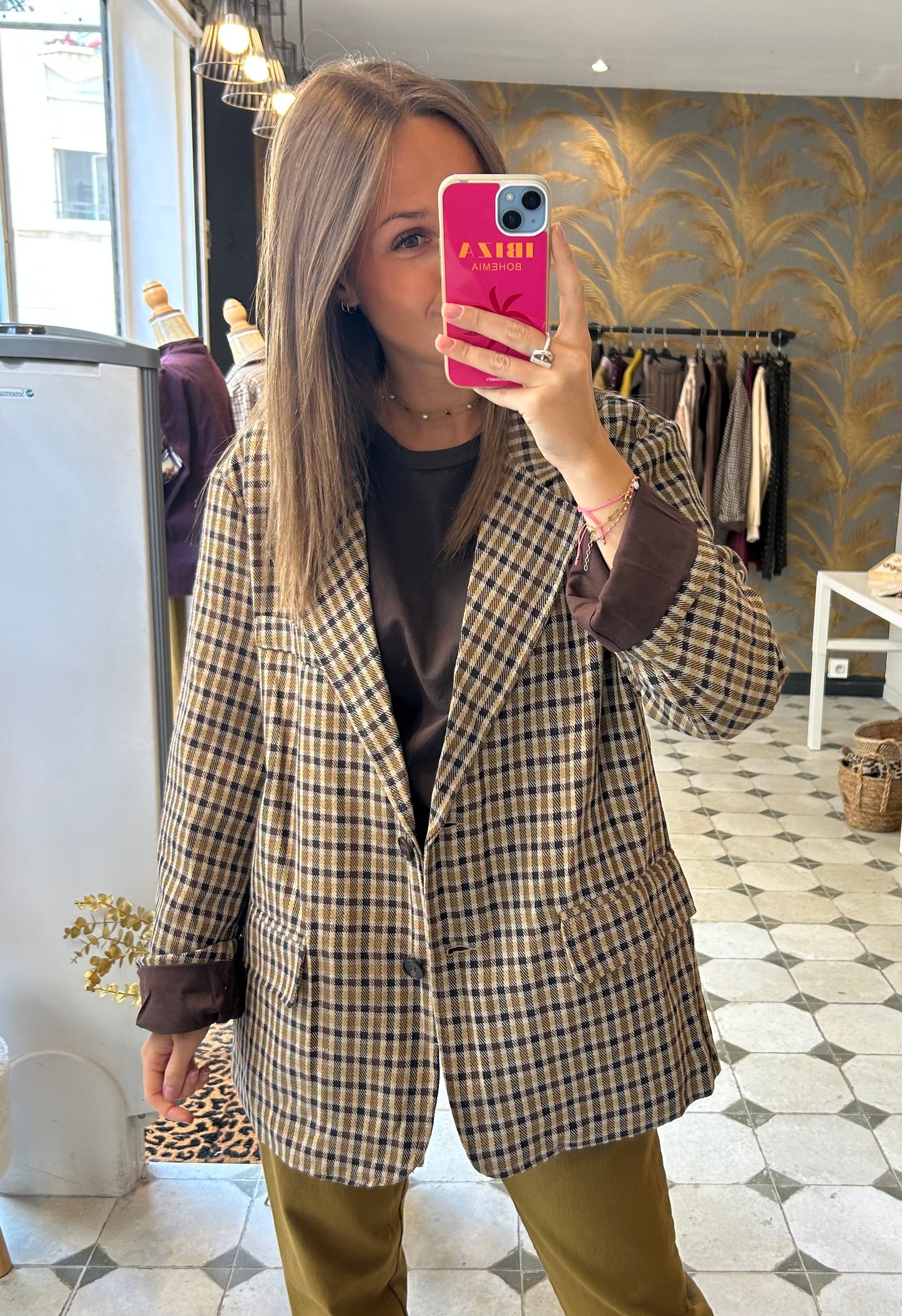 Blazer à carreaux - Johanna Paris