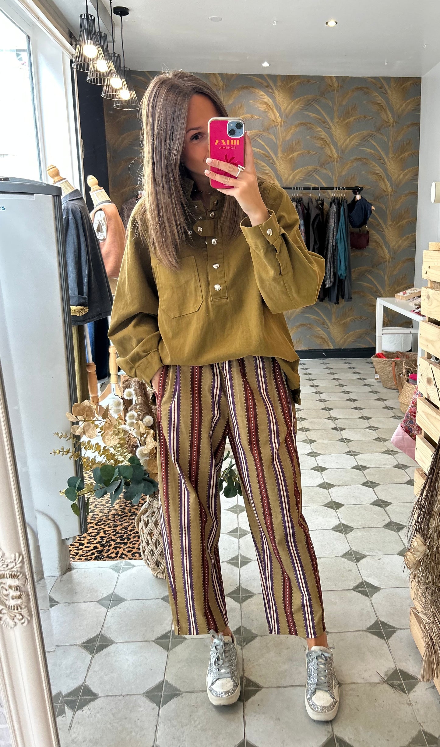 Pantalon Magique en toile Esther - Johanna Paris