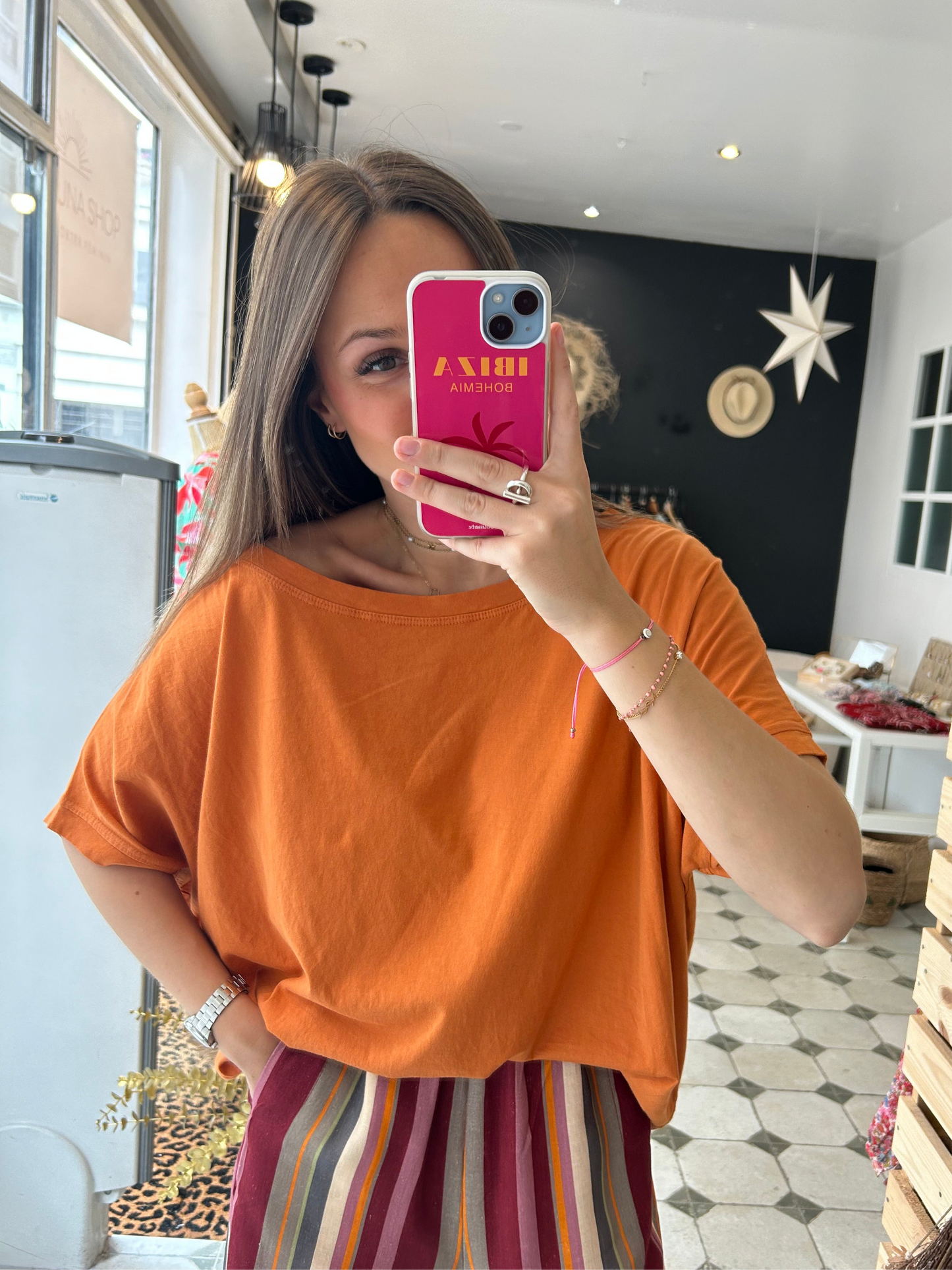 T-Shirt orange - Johanna Paris