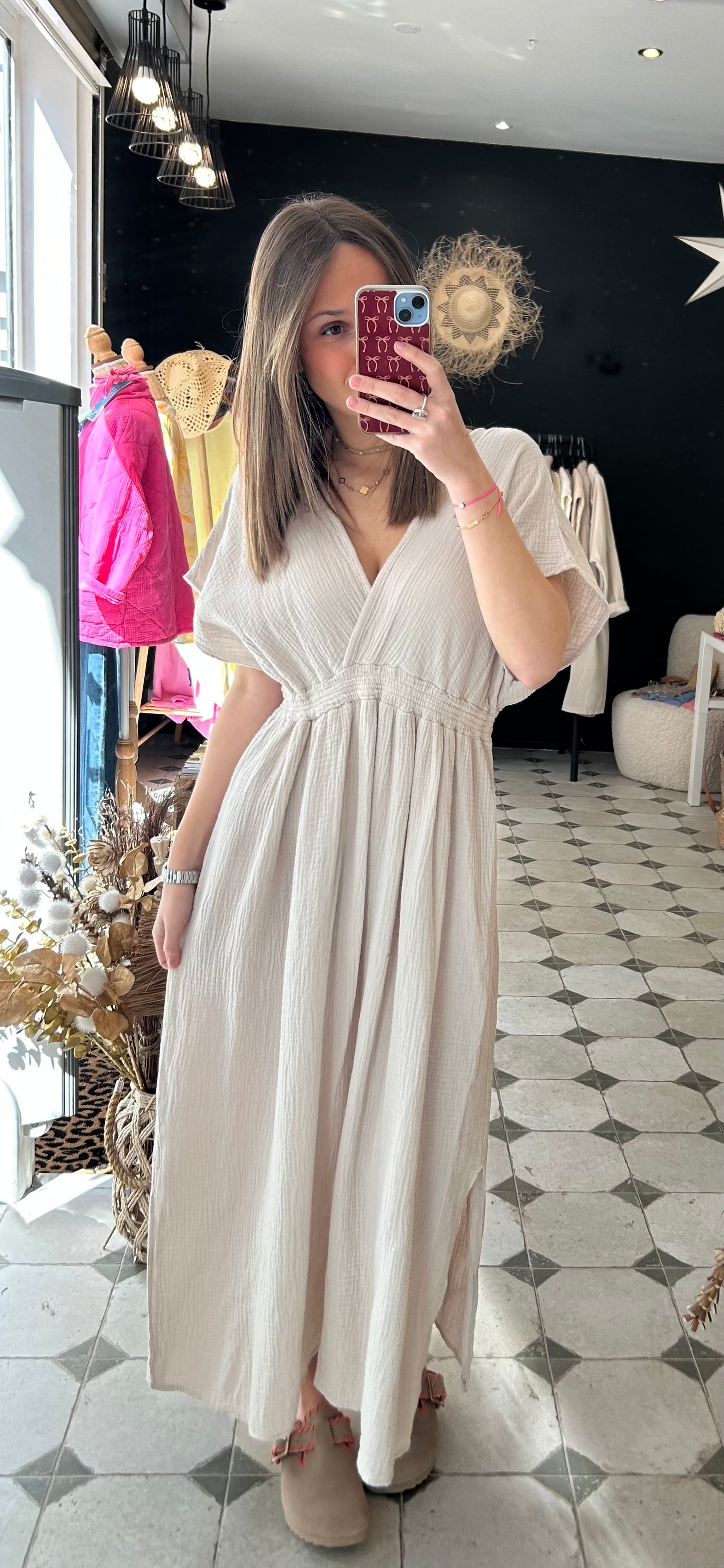 Robe Izzie beige