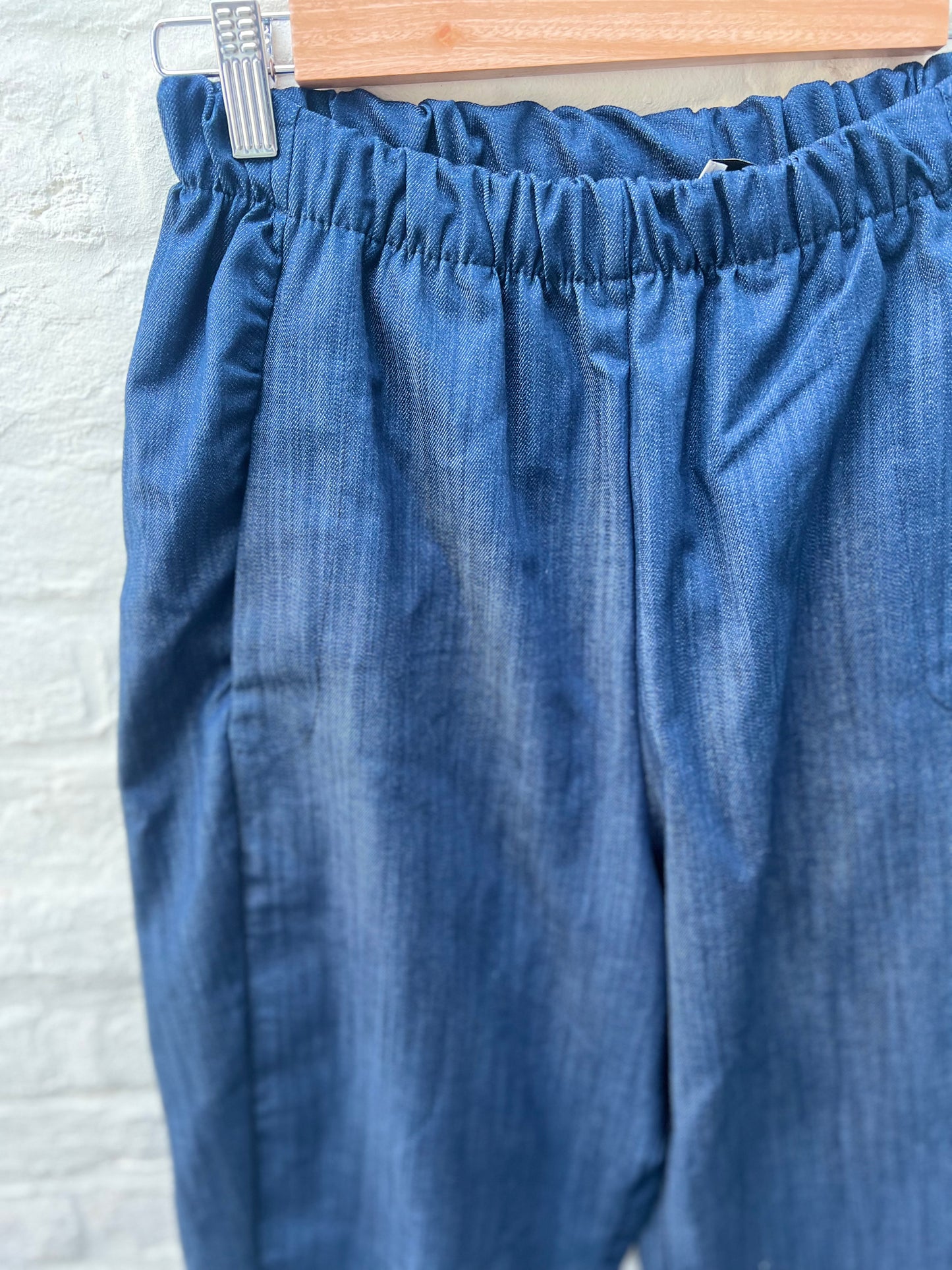 Pantalon Magique en toile effet jean brut - Johanna Paris