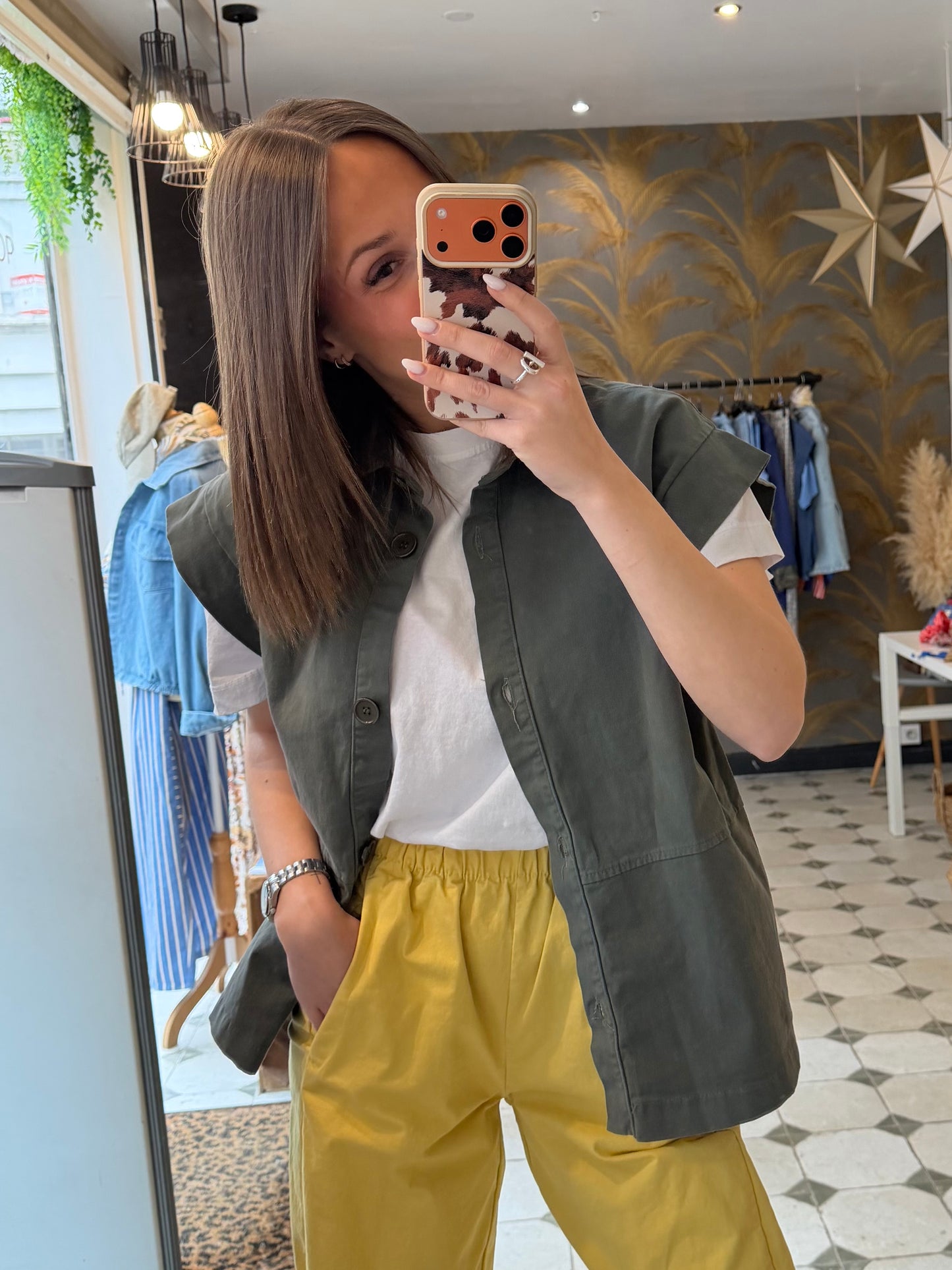 Veste Sacha sans manches- Johanna Paris
