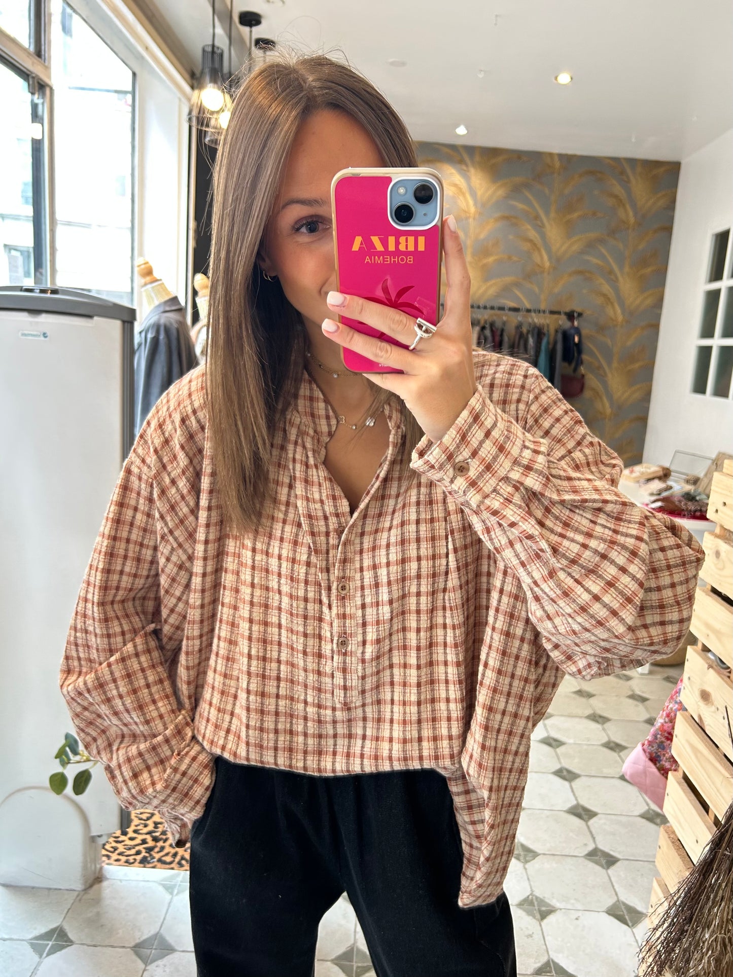 Blouse Lison vieux rose - Johanna Paris