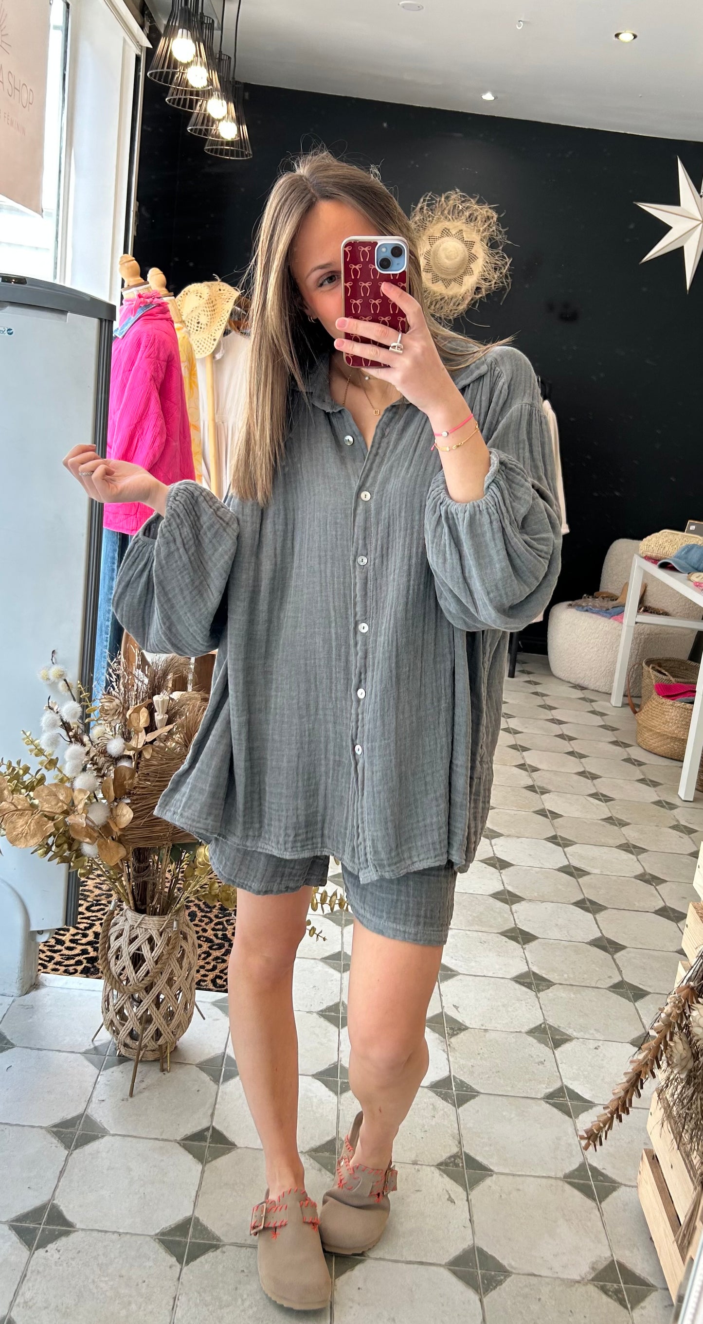 Ensemble en Gaze de coton Vita