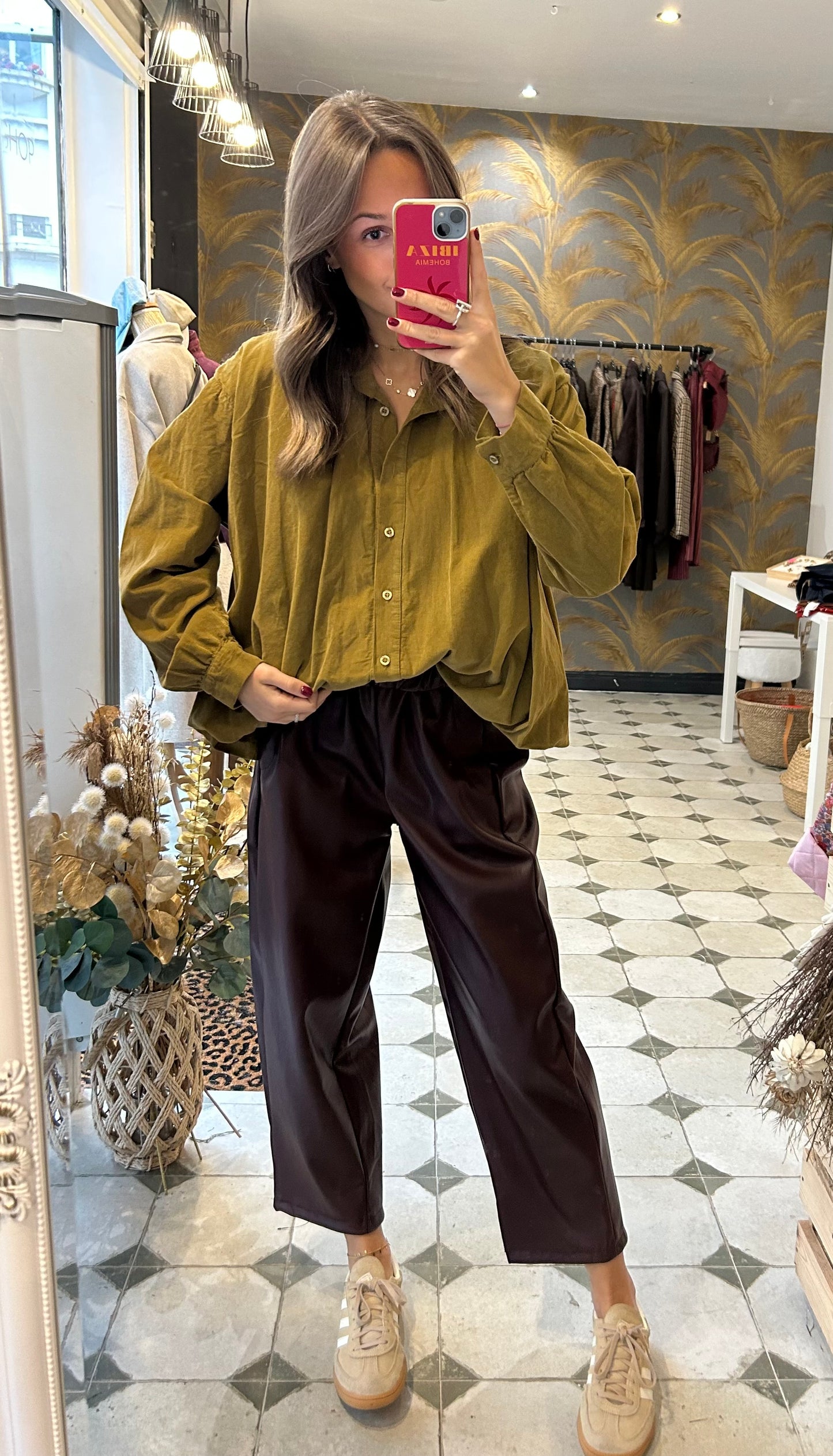 Chemise Irina moutarde - Johanna Paris