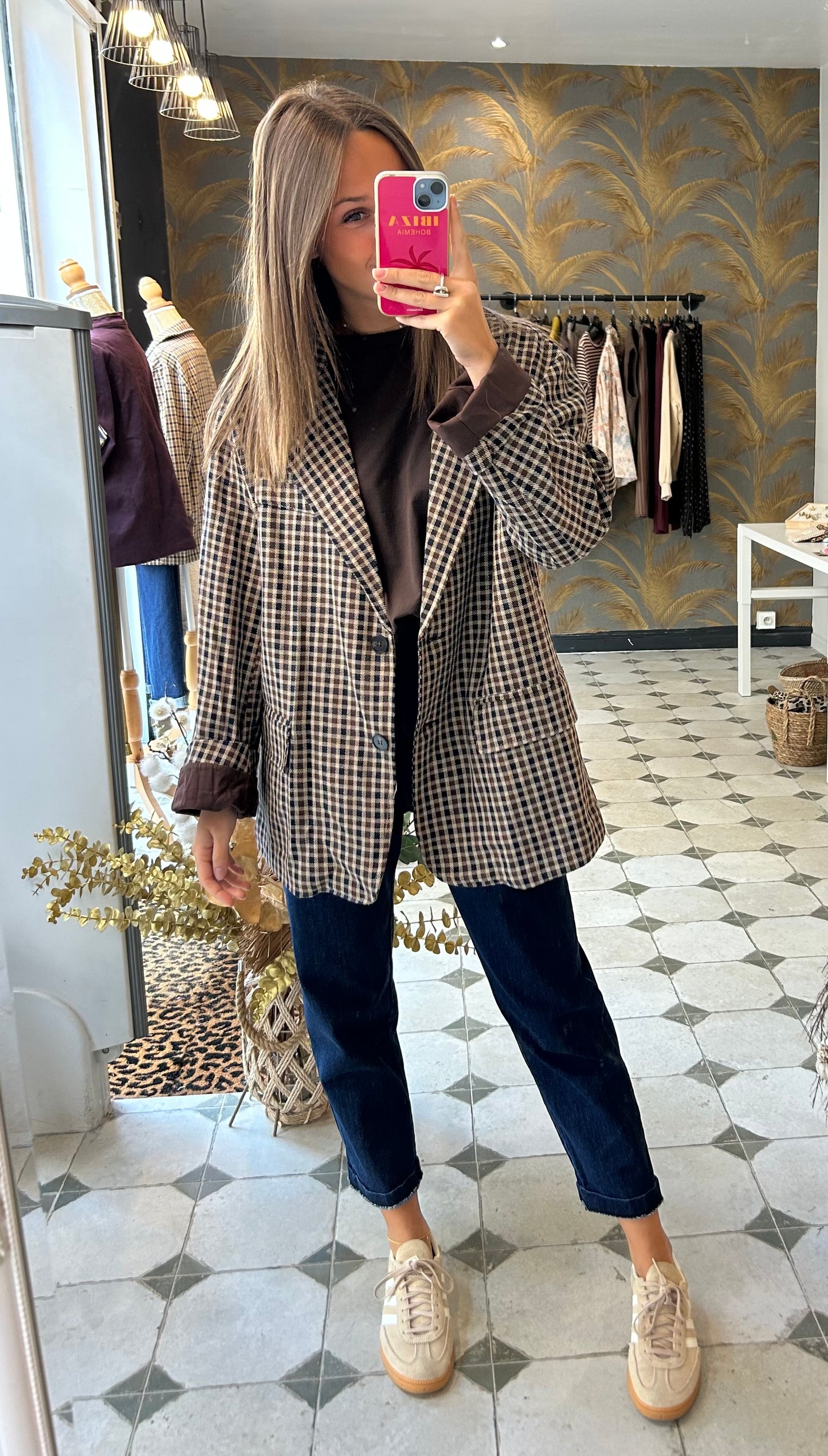 Blazer à carreaux - Johanna Paris