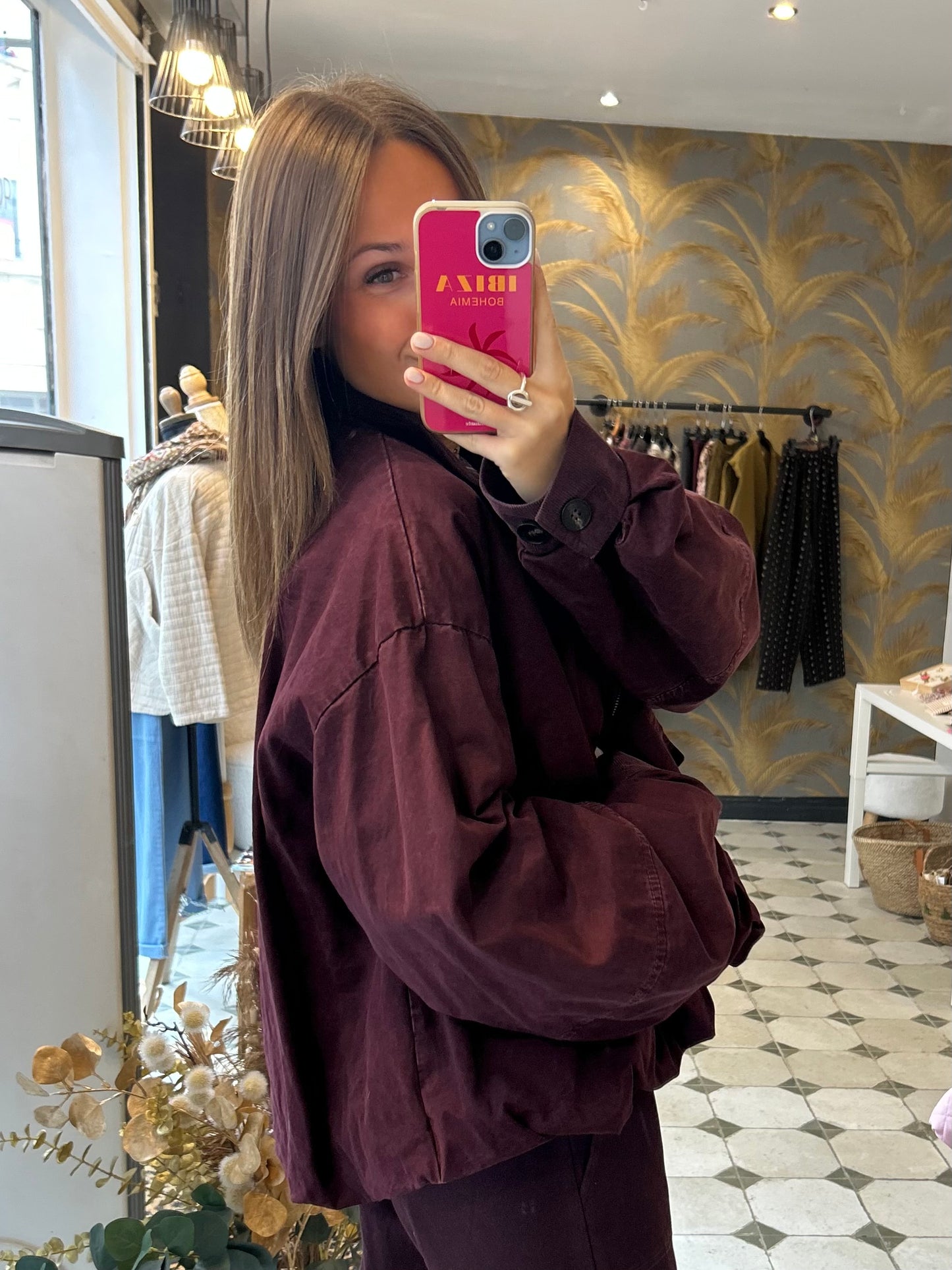 Veste Jenna prune - Johanna Paris