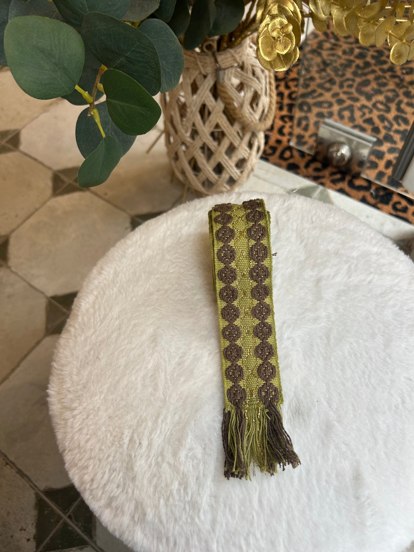 Ceinture vert olive - Johanna Paris