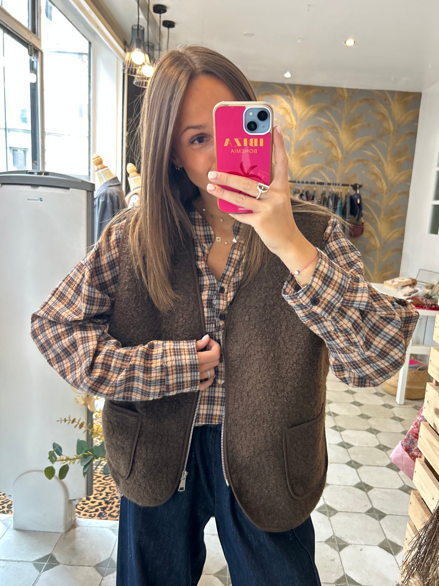 Gilet Scott chocolat