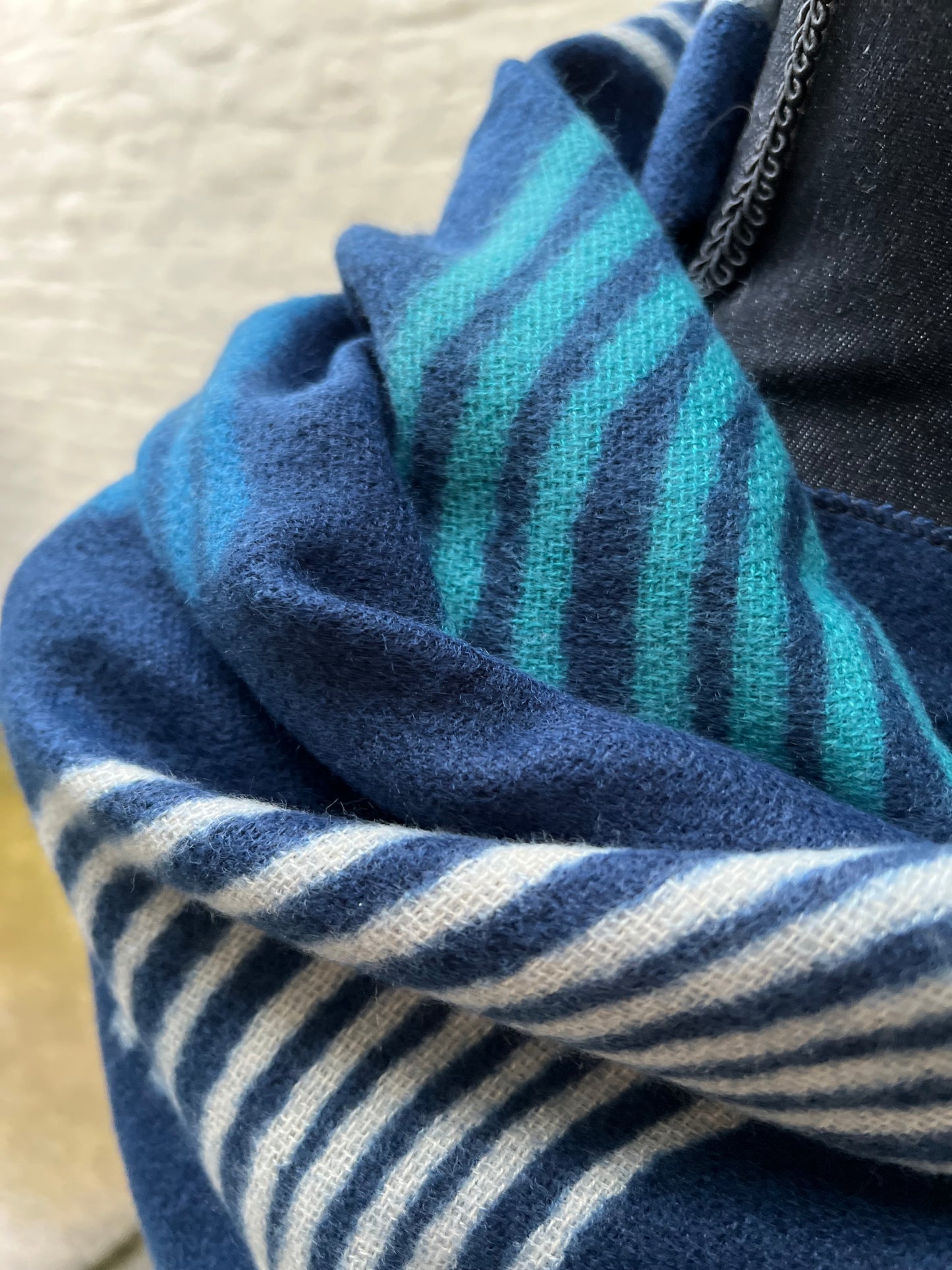 Étole douce demi cercles