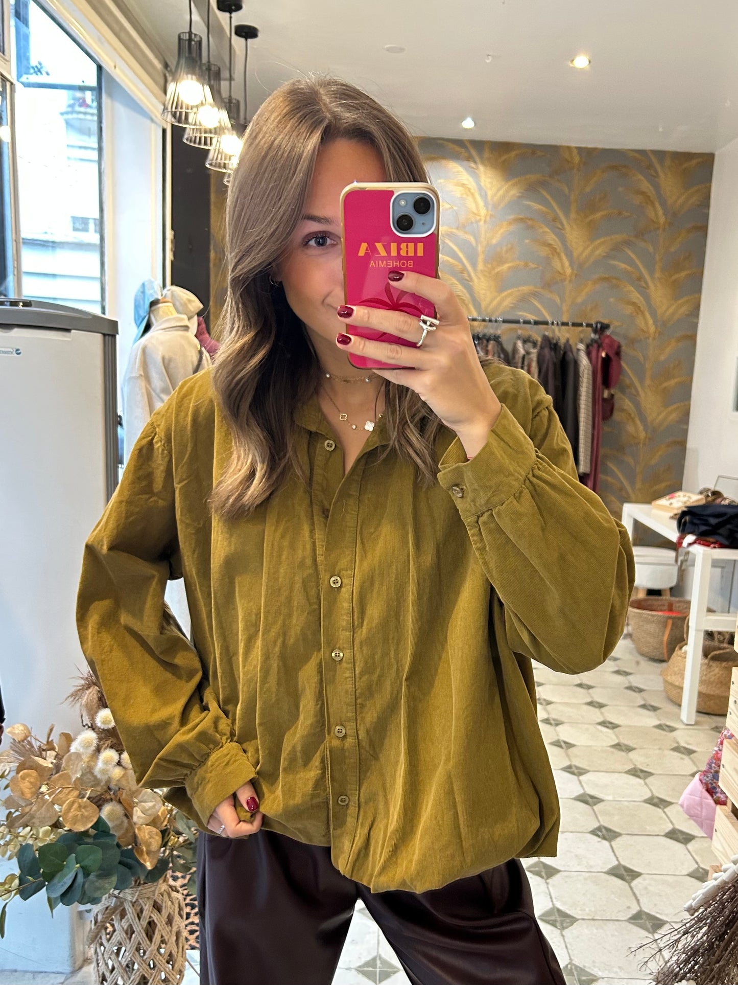 Chemise Irina moutarde - Johanna Paris