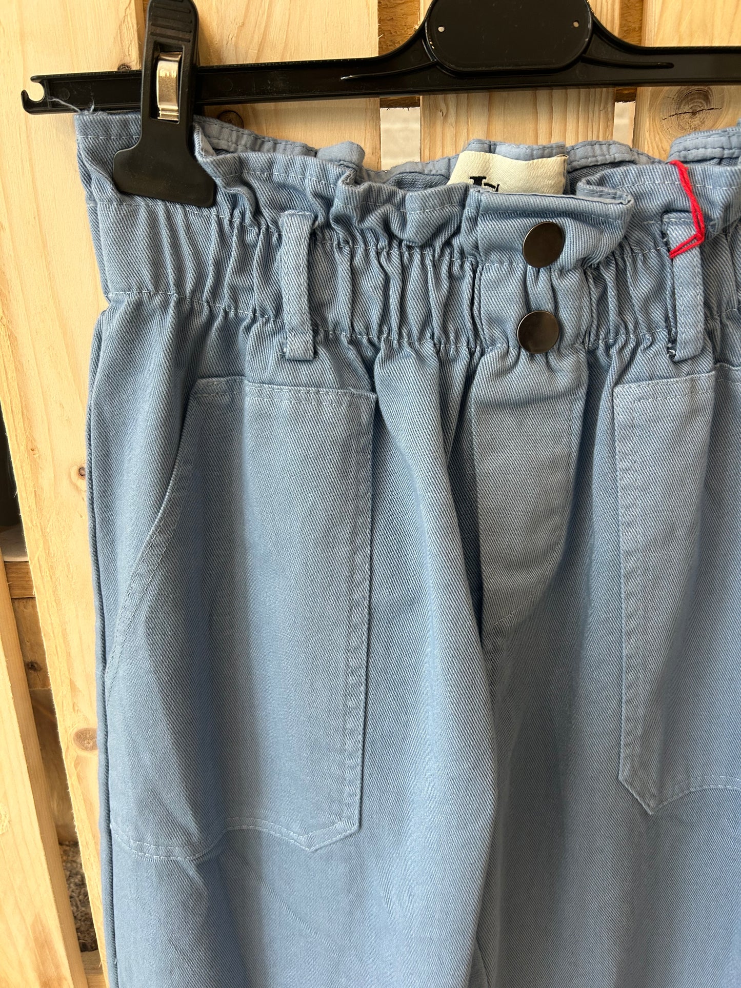 Pantalon en Toile bleu - Johanna Paris