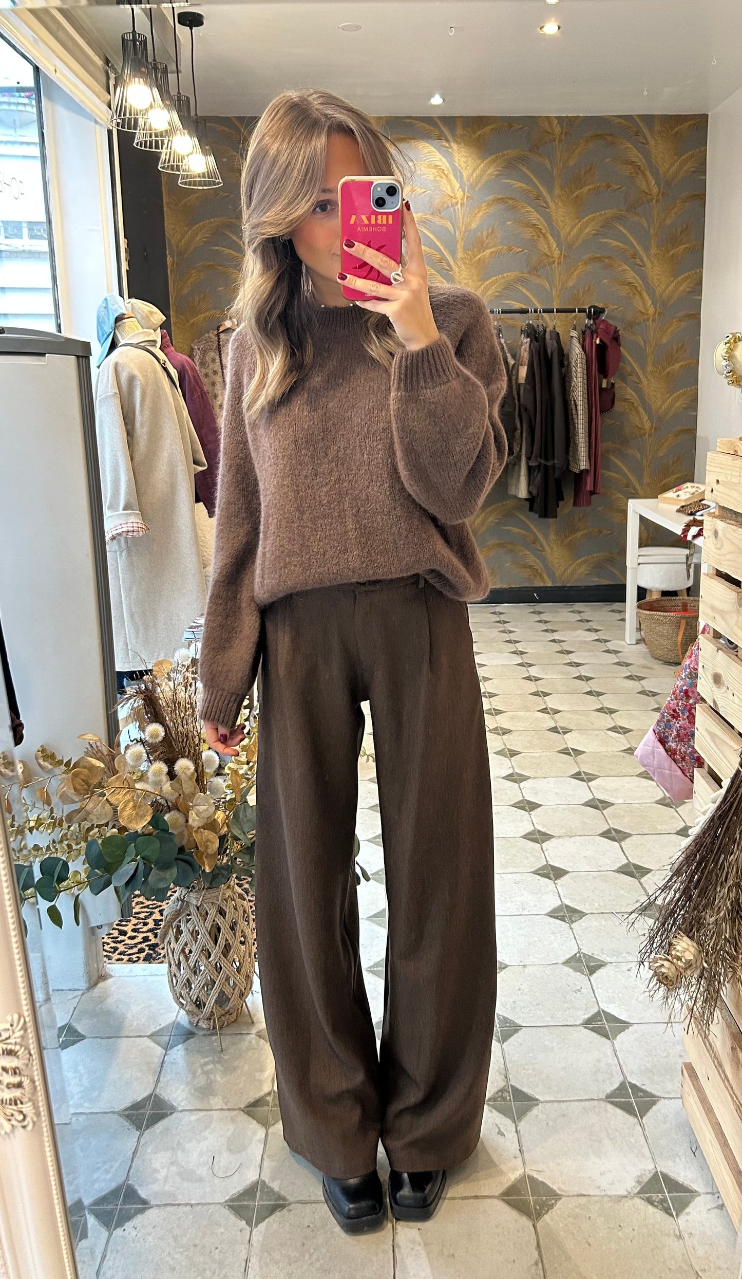 Pantalon Léon chocolat