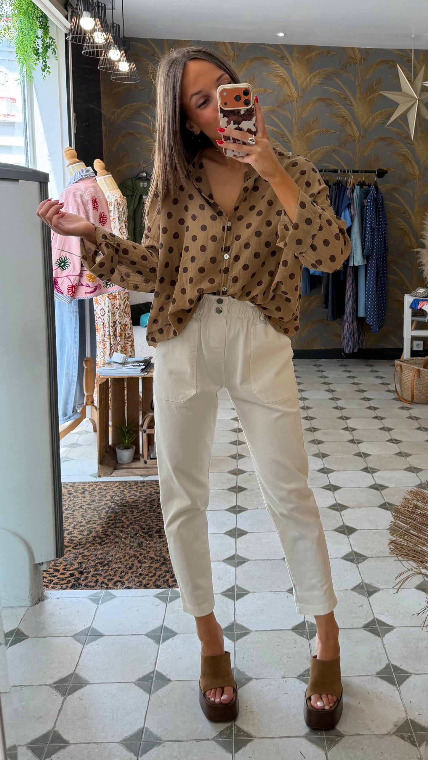 Chemise à pois - Johanna Paris