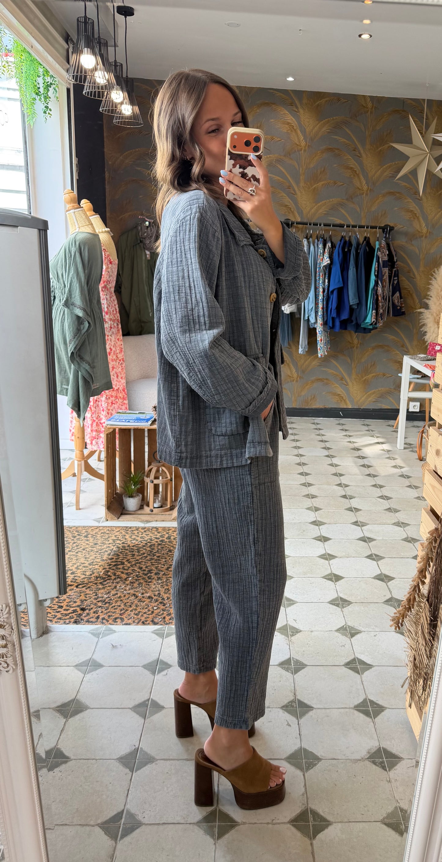 Pantalon Hazel gris - Johanna Paris