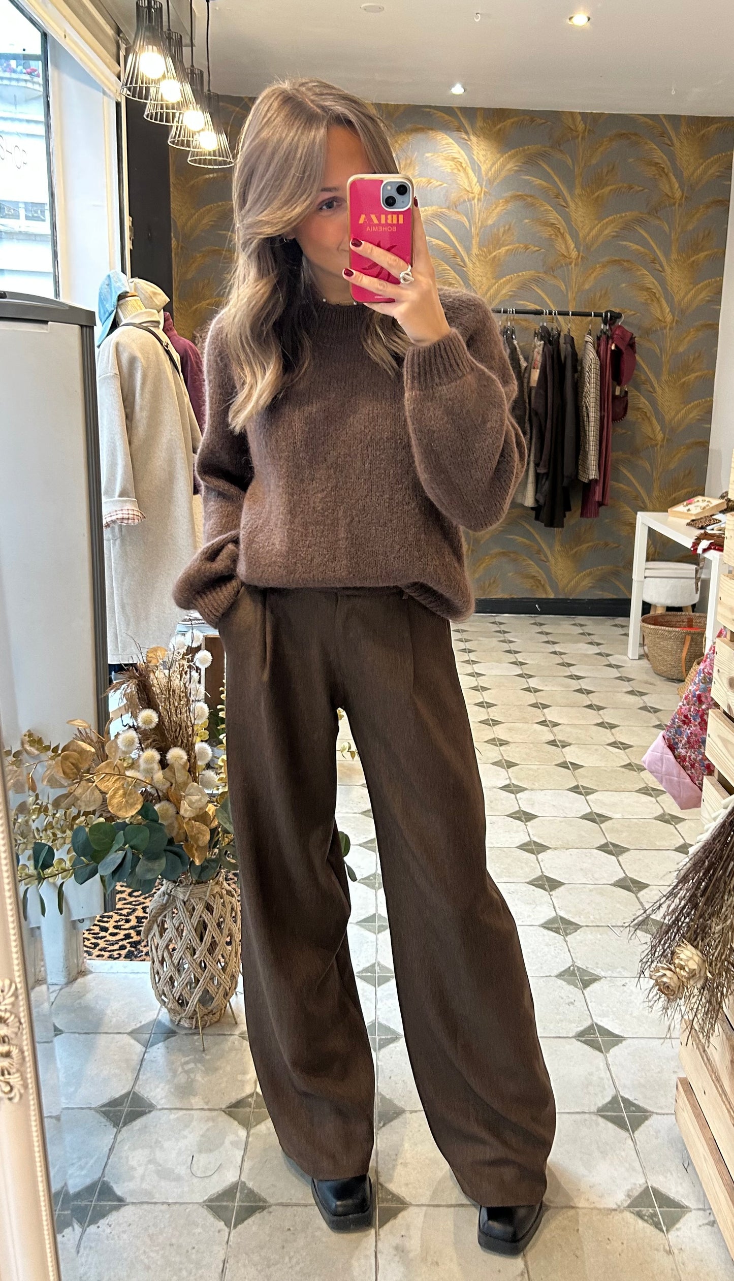 Pull Alma chocolat