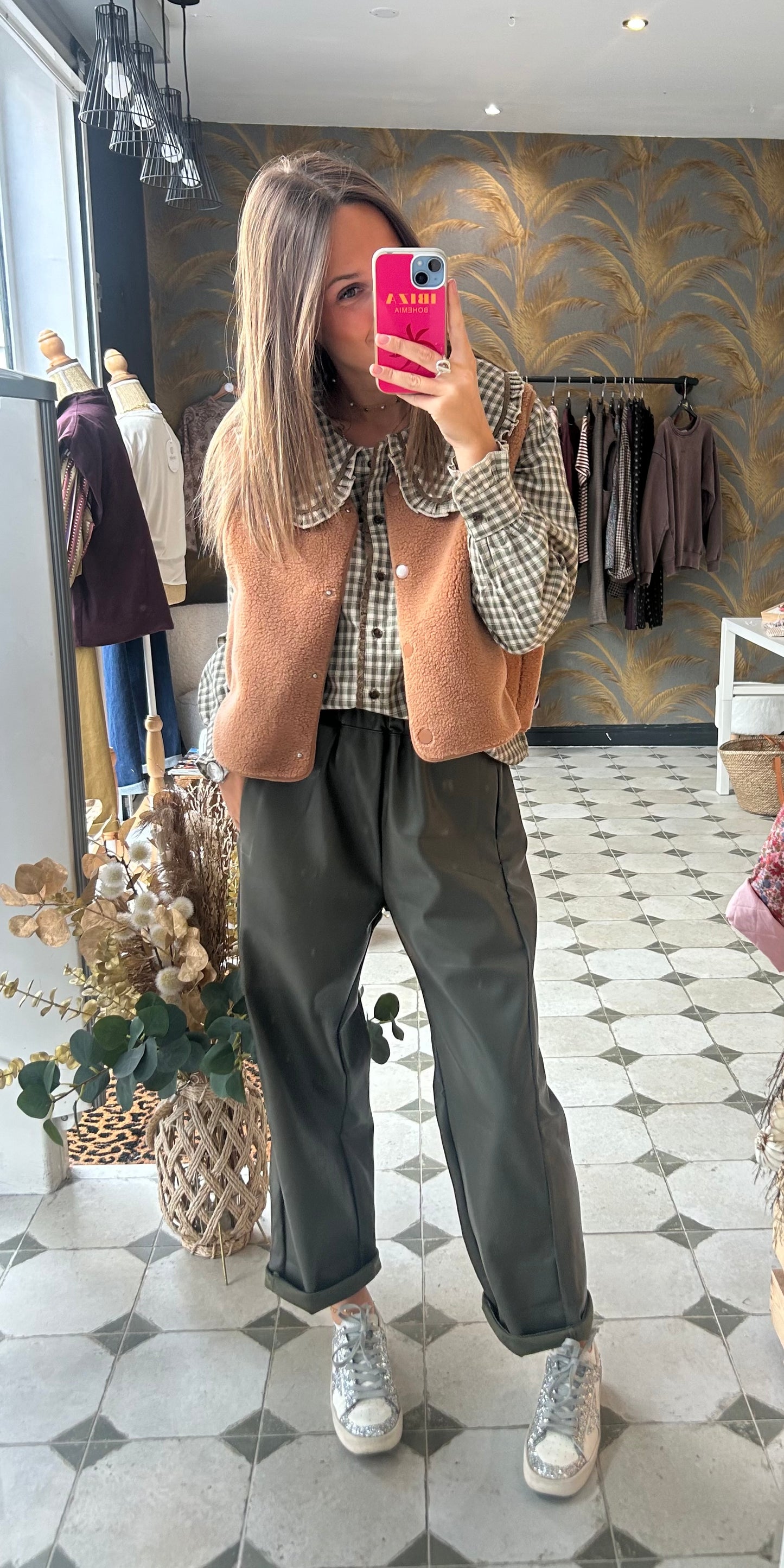 Gilet Maël camel