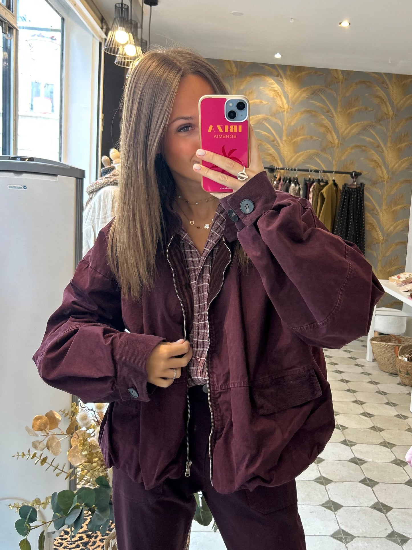 Veste Jenna prune - Johanna Paris