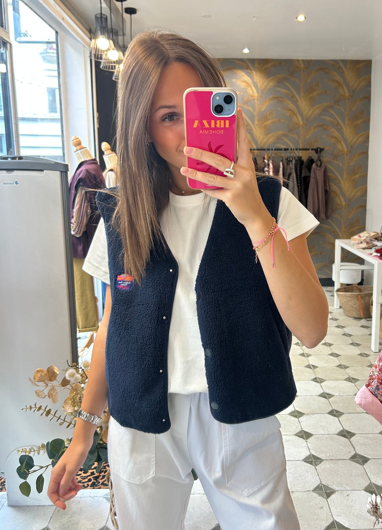 Gilet Maël bleu marine
