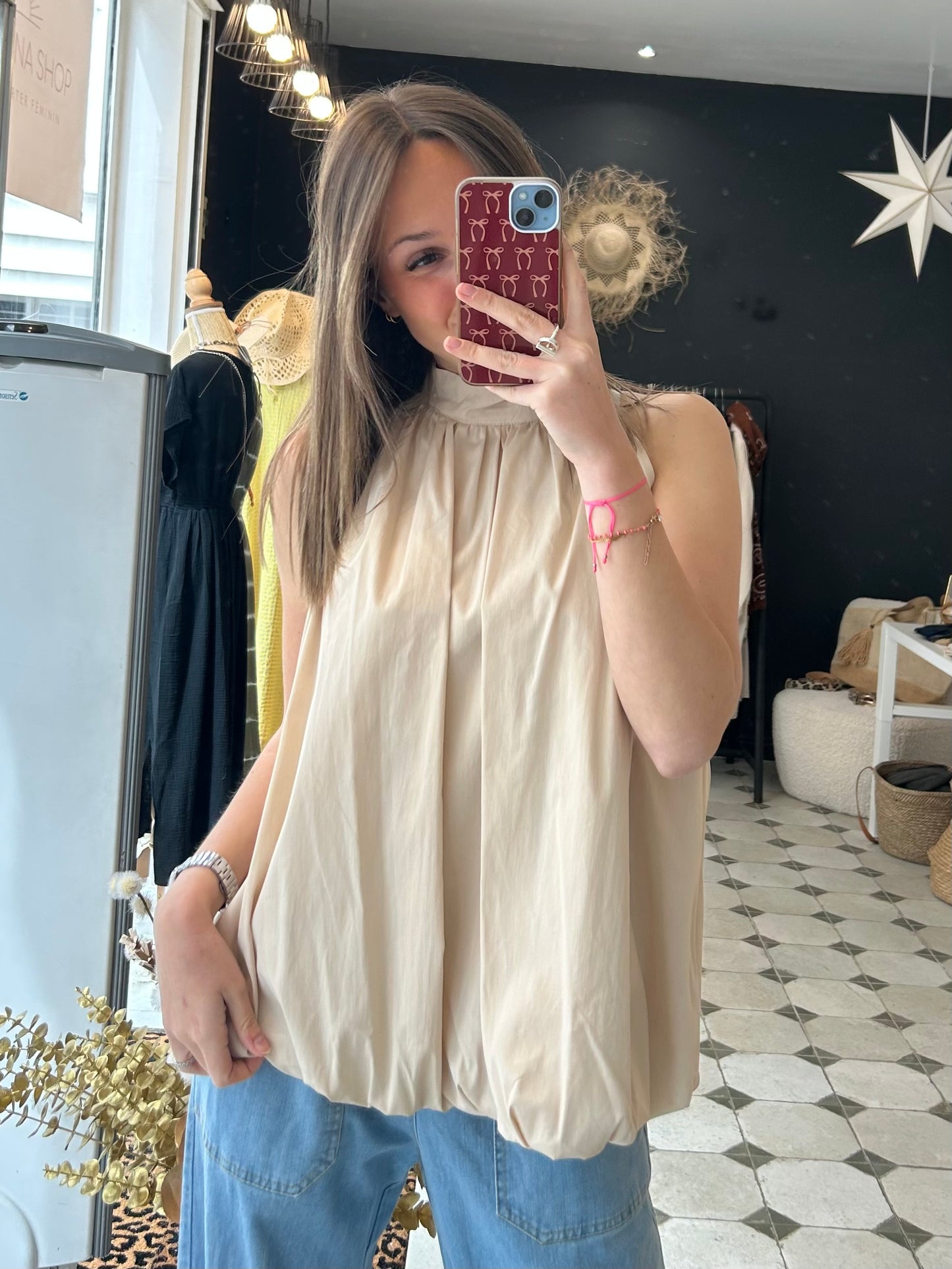 Blouse Léopoldine beige - Johanna Paris