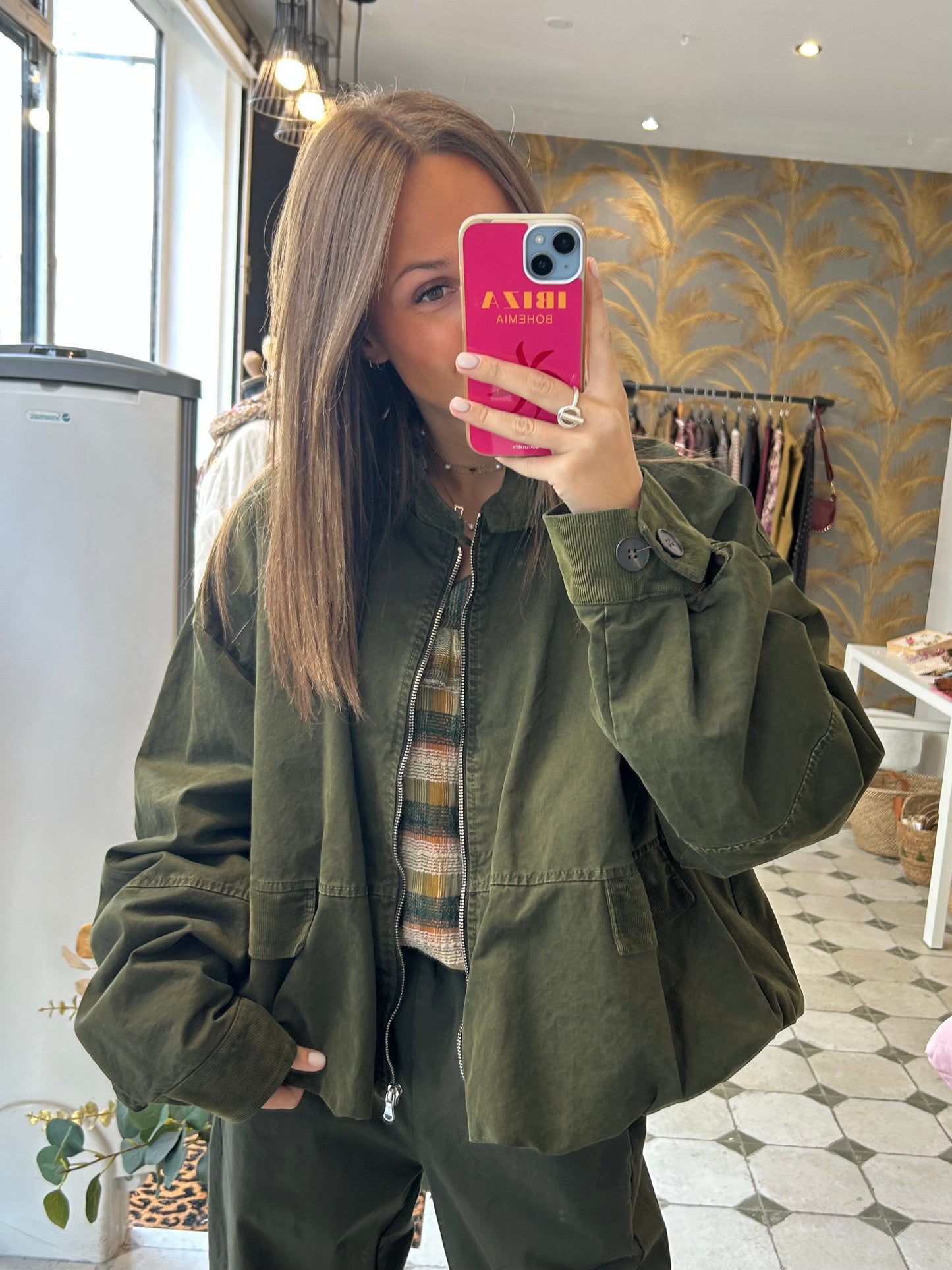 Veste Jenna kaki - Johanna Paris