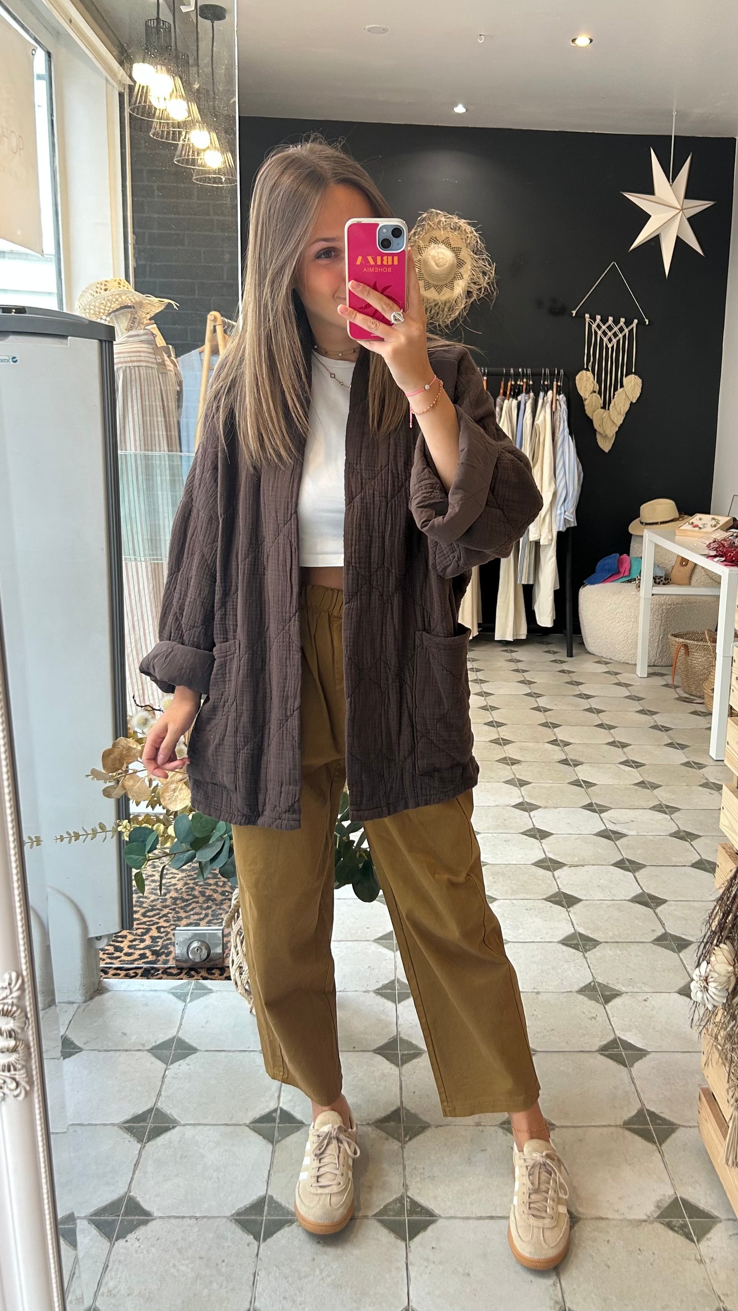 Pantalon Magique en toile curry - Johanna Paris