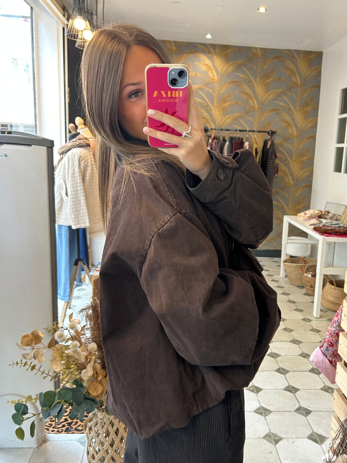 Veste Jenna chocolat - Johanna Paris
