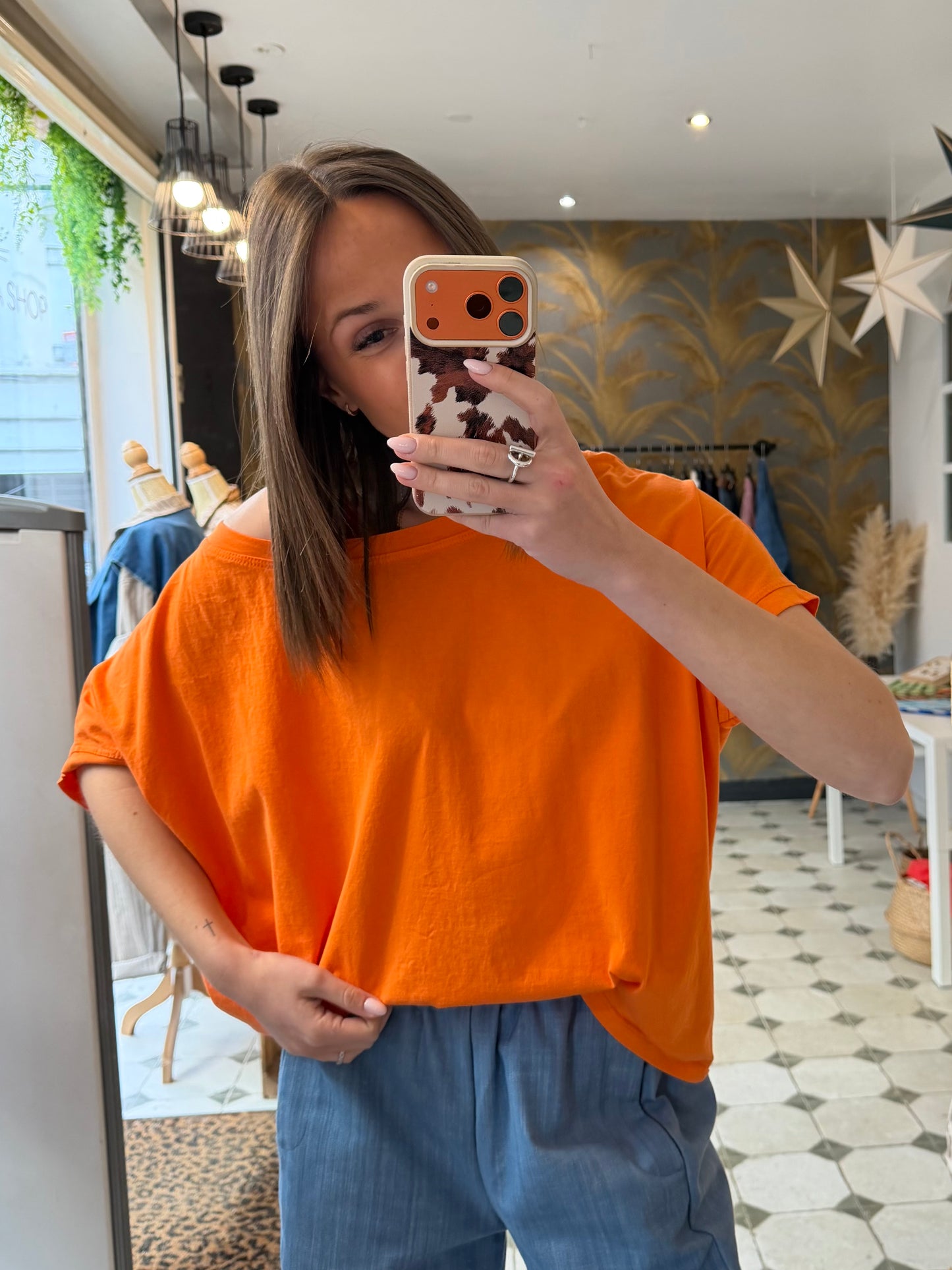T-Shirt orange - Johanna Paris