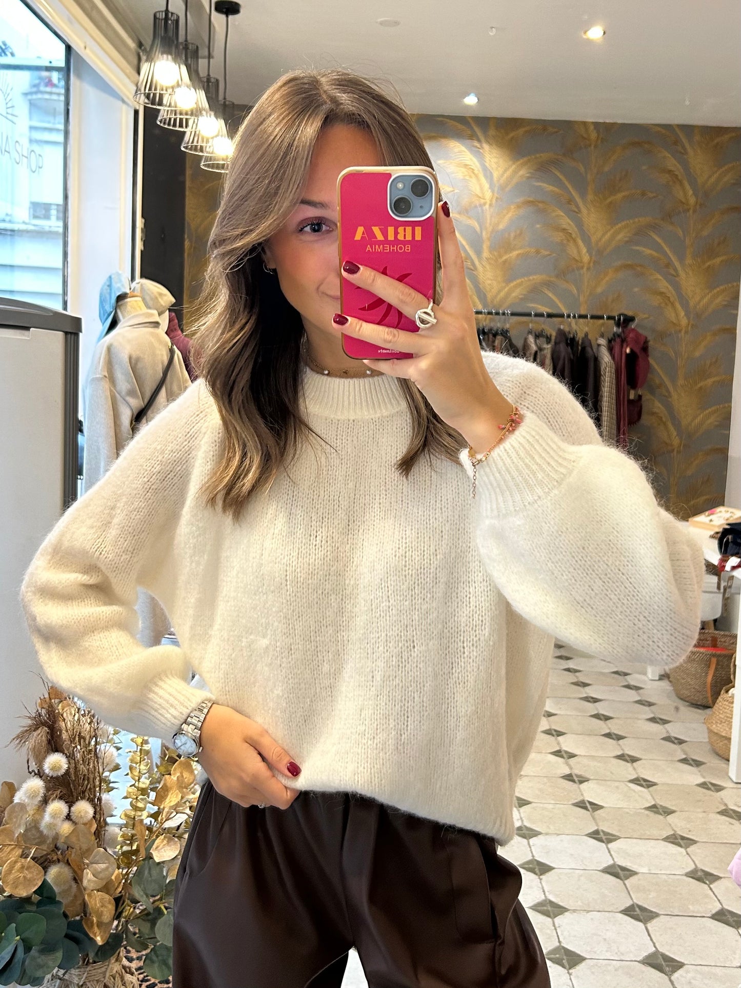 Pull Alma blanc
