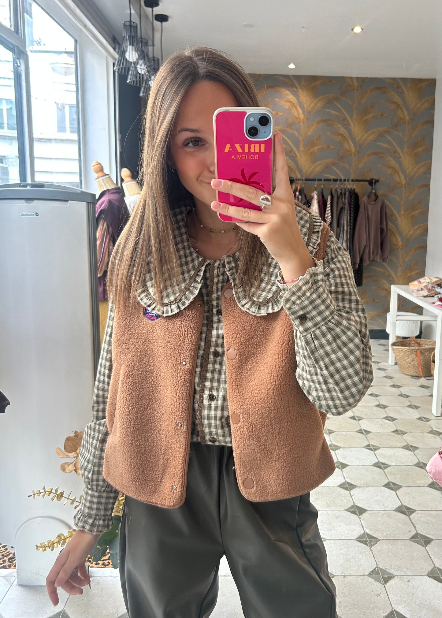 Gilet Maël camel