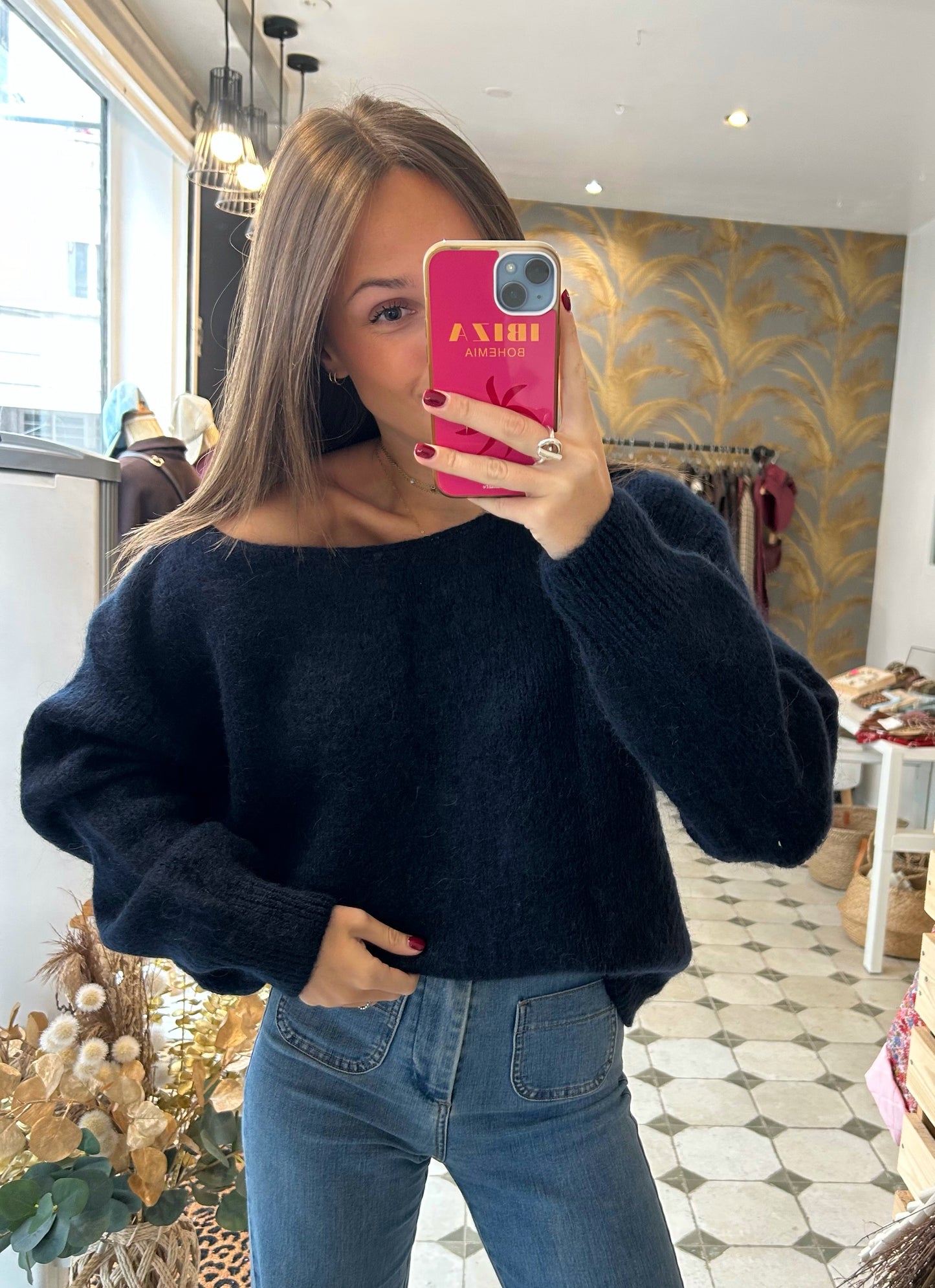 Pull Lou bleu marine