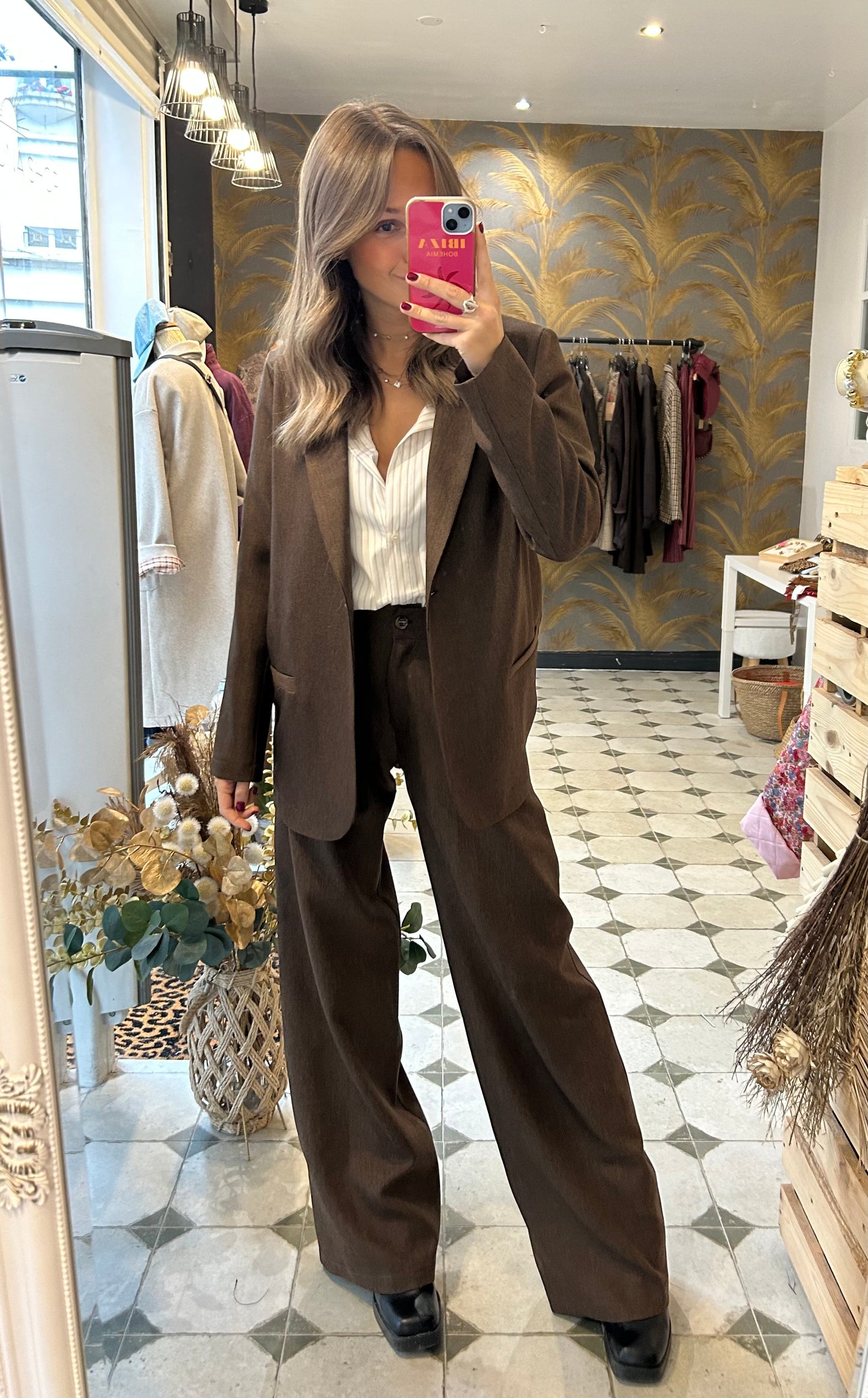 Pantalon Léon chocolat