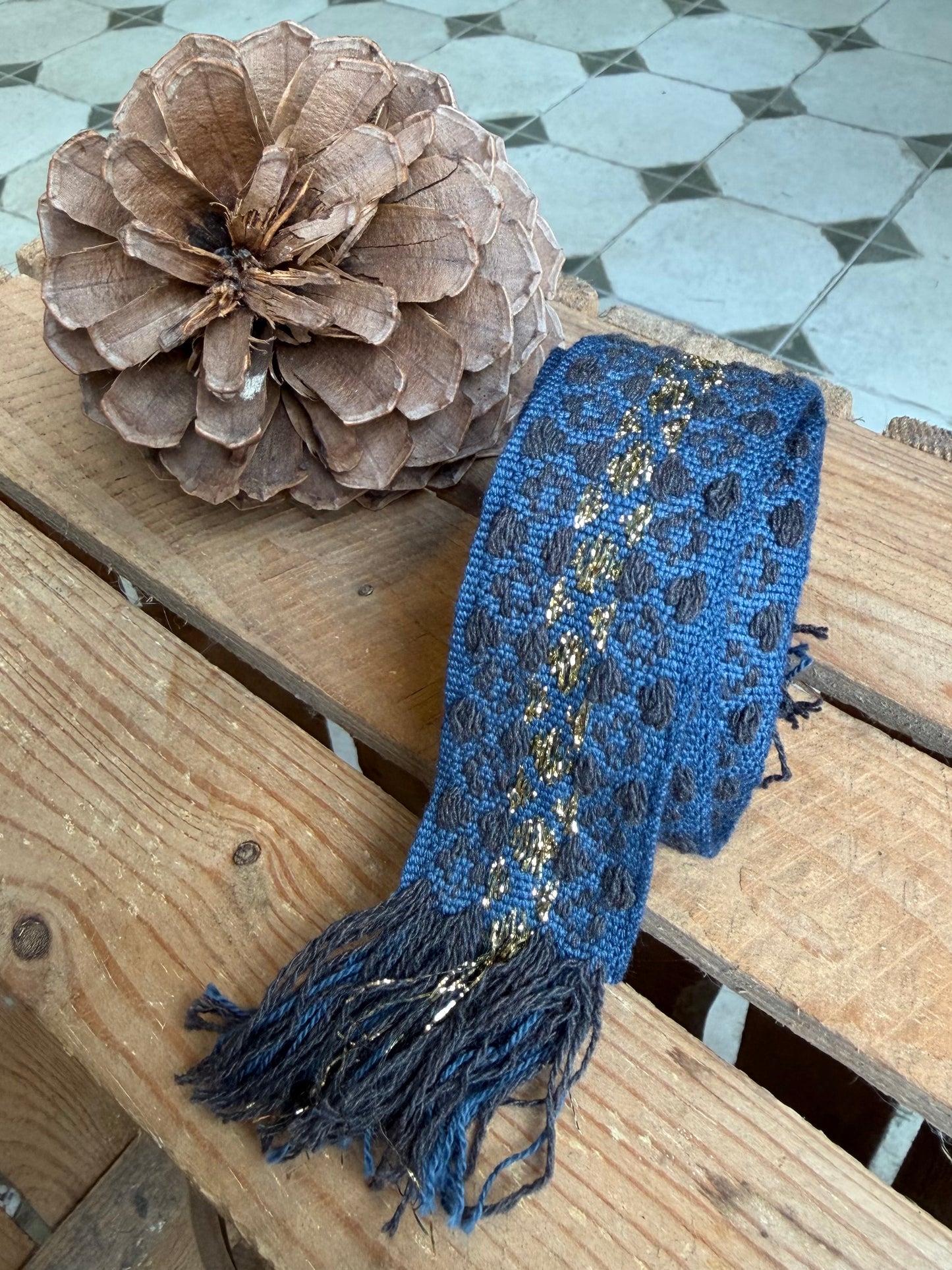 Ceinture bleu marine - Johanna Paris