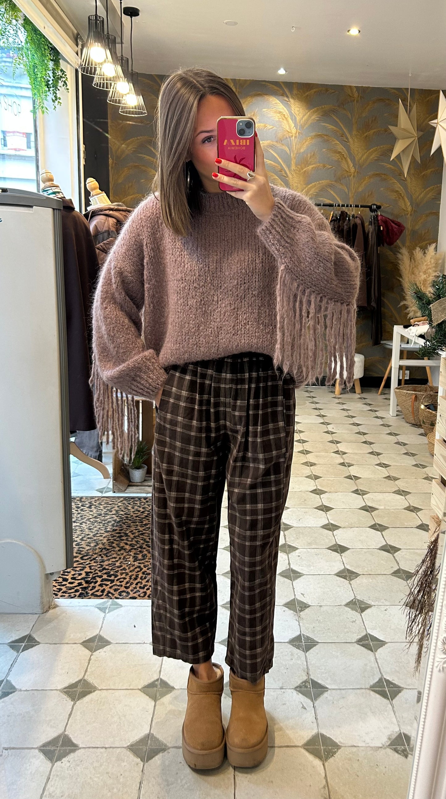 Pull Western taupe - Johanna Paris