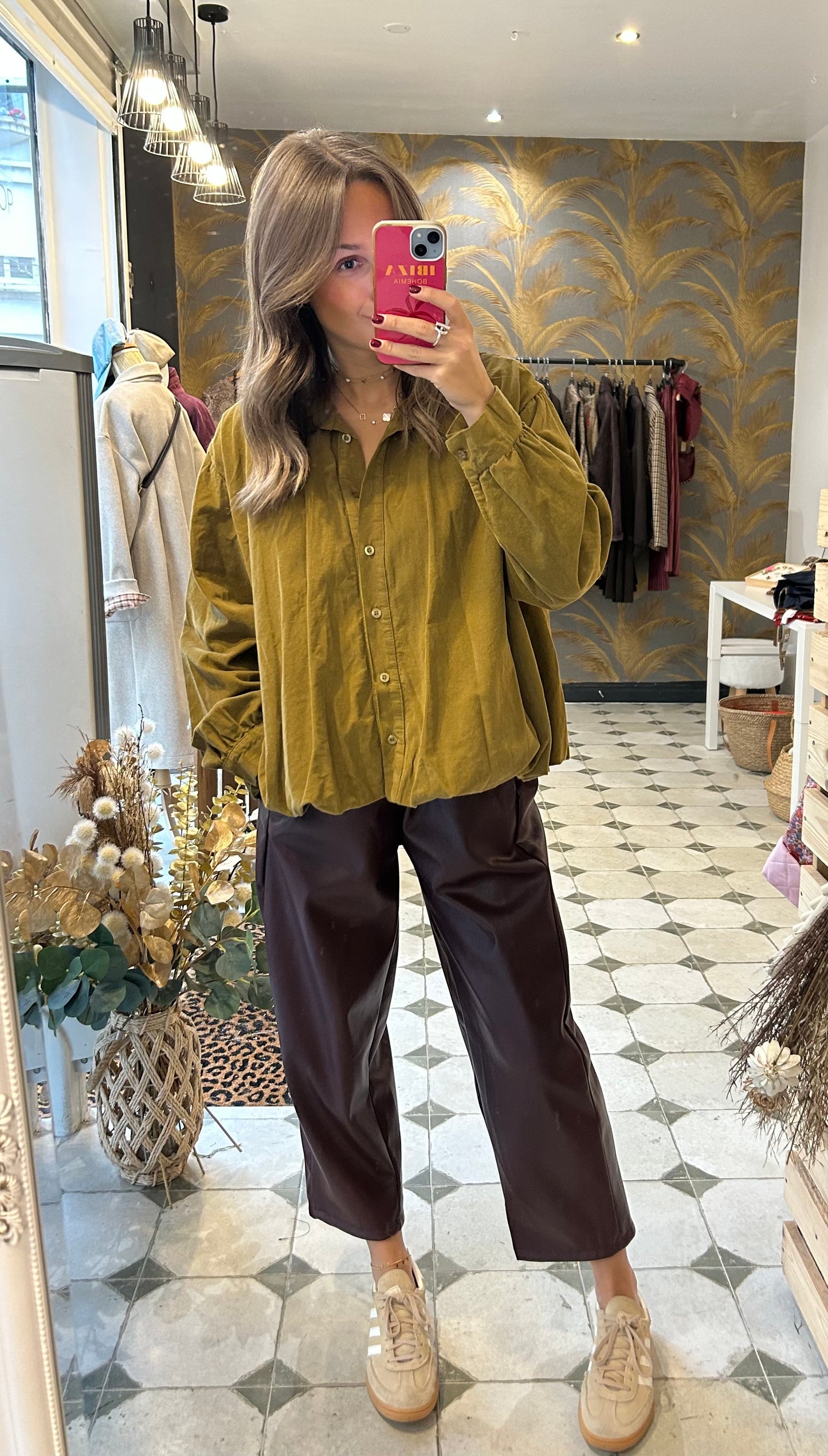 Chemise Irina moutarde - Johanna Paris