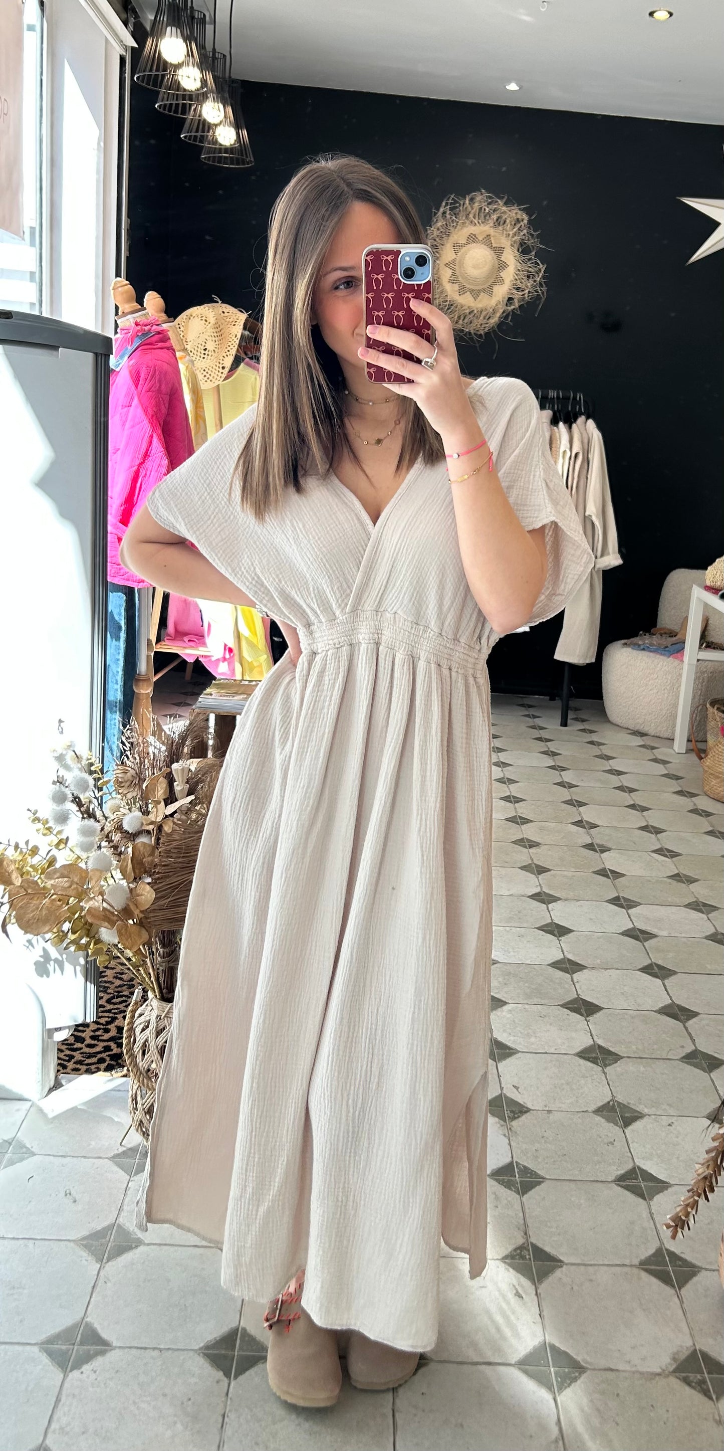 Robe Izzie beige