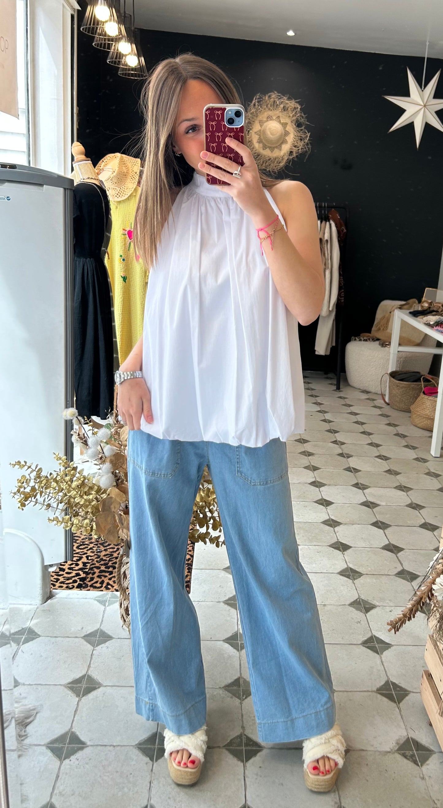 Blouse Léopoldine blanche - Johanna Paris