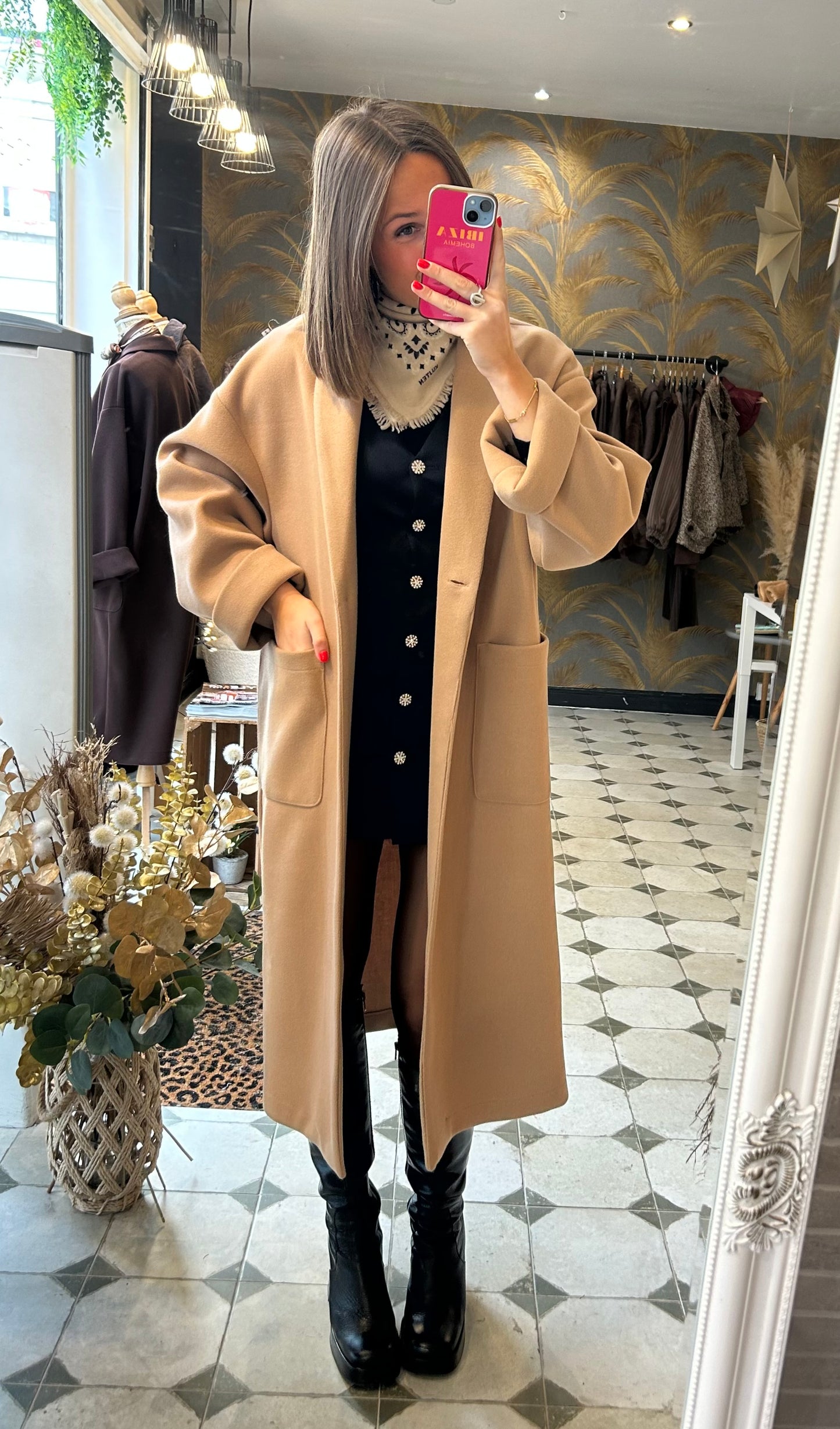 Manteau Tom camel